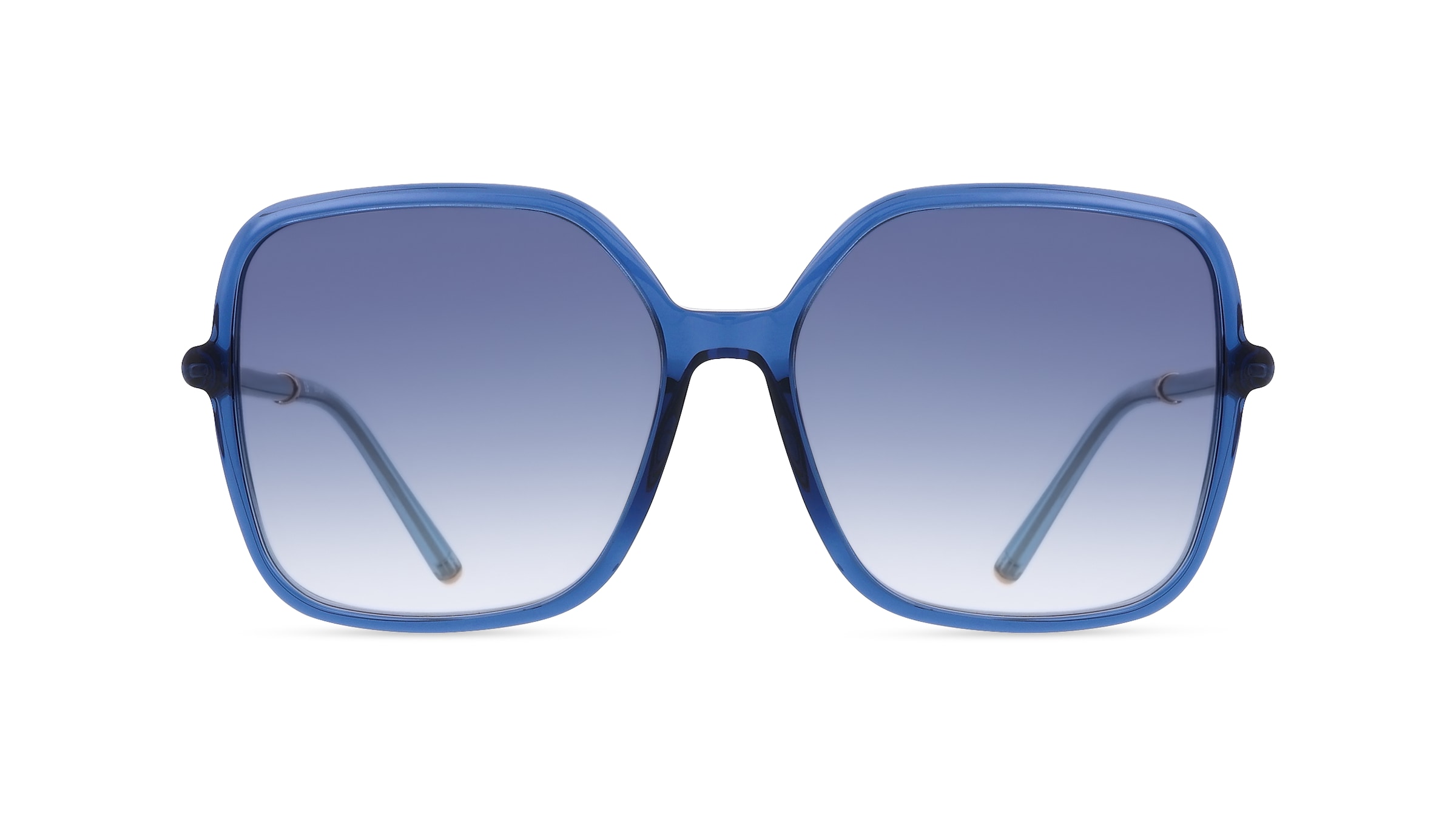 Escada ESCSESD48 Damen-Sonnenbrille Vollrand Eckig Kunststoff-Gestell, blau