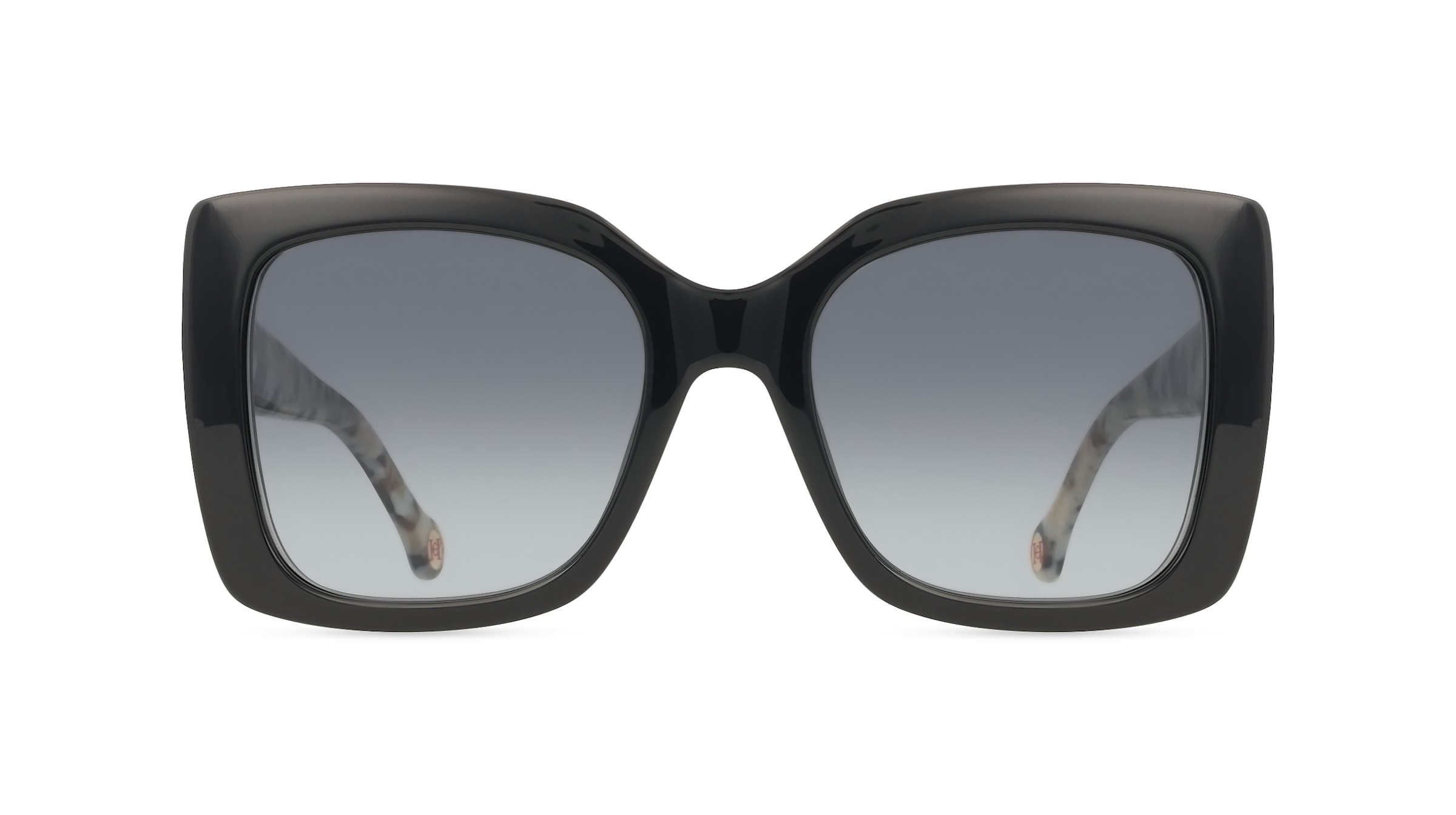 Carolina Herrera 207643 Damen-Sonnenbrille Vollrand Eckig Acetat-Gestell, schwarz