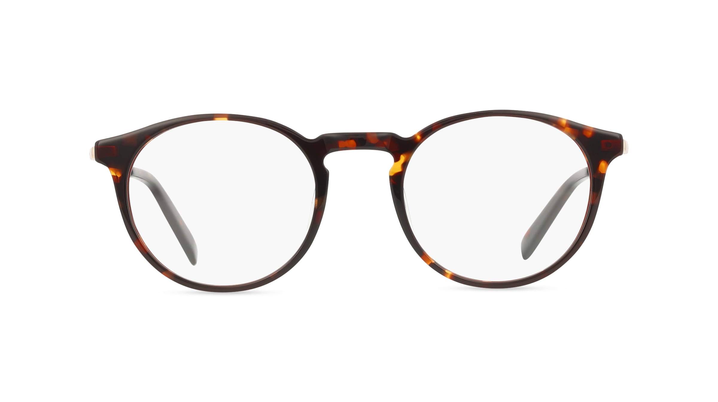 Esprit 34002 Herren-Brille inkl. Gläser Vollrand Rund Kunststoff-Gestell 49mm/21mm/145mm, braun