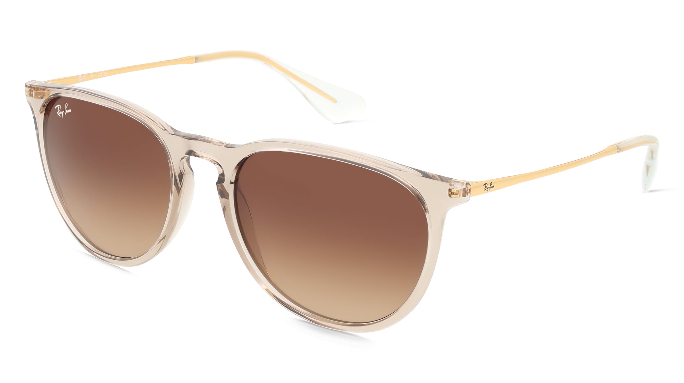 Ray-Ban RB4171 Damen-Sonnenbrille Vollrand Panto Kunststoff-Gestell, Braun