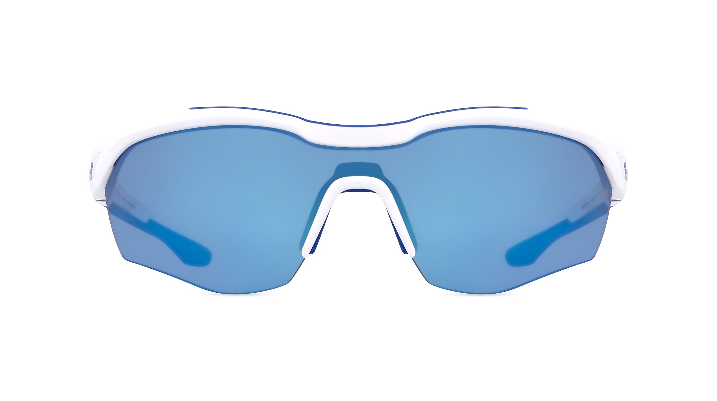 Under Armour UA YARD PRO Unisex-Sonnenbrille Vollrand Monoscheibe Kunststoff-Gestell, blau