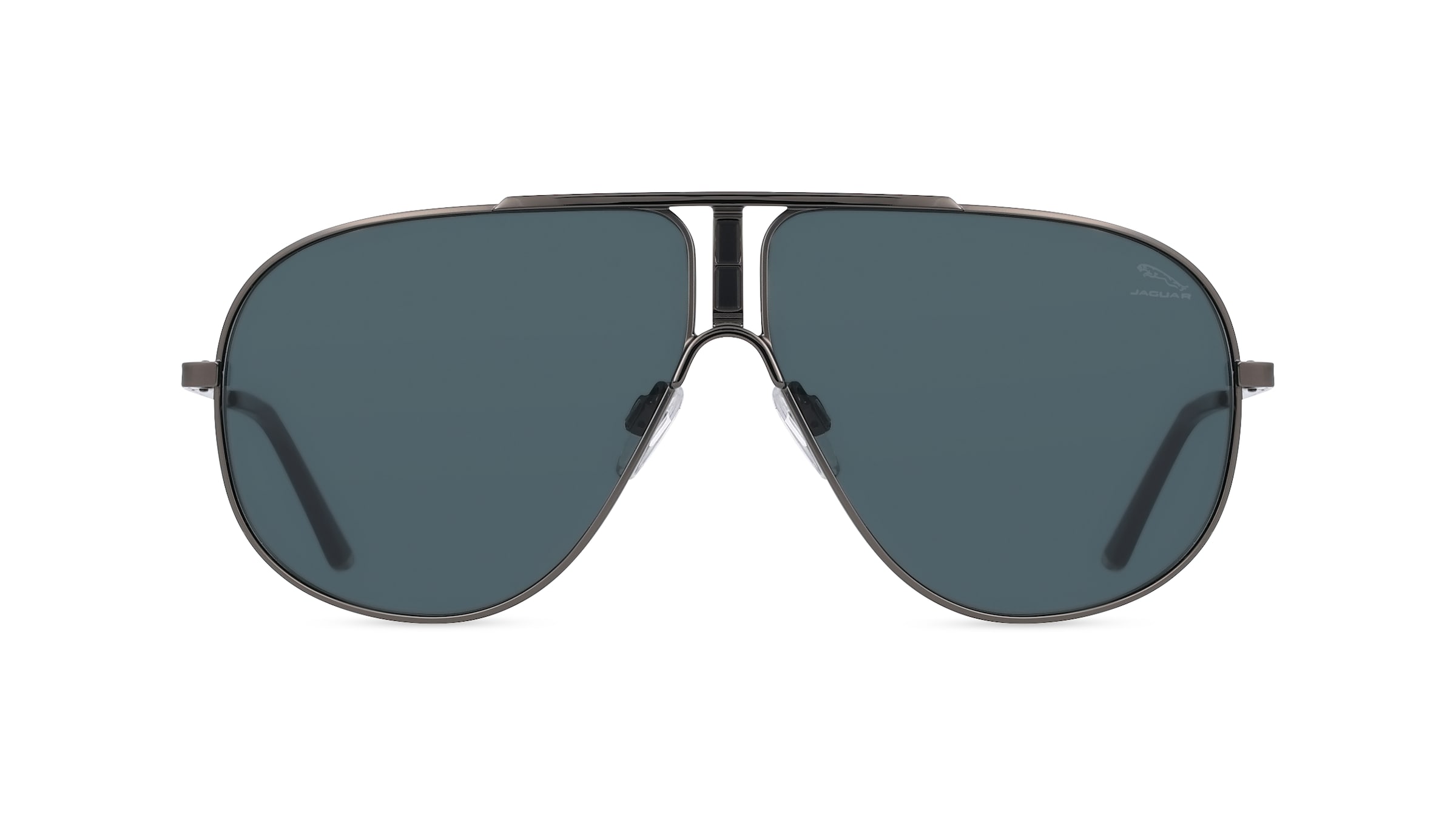 Jaguar J 7502 Herren-Sonnenbrille Vollrand Pilot Metall-Gestell, grau