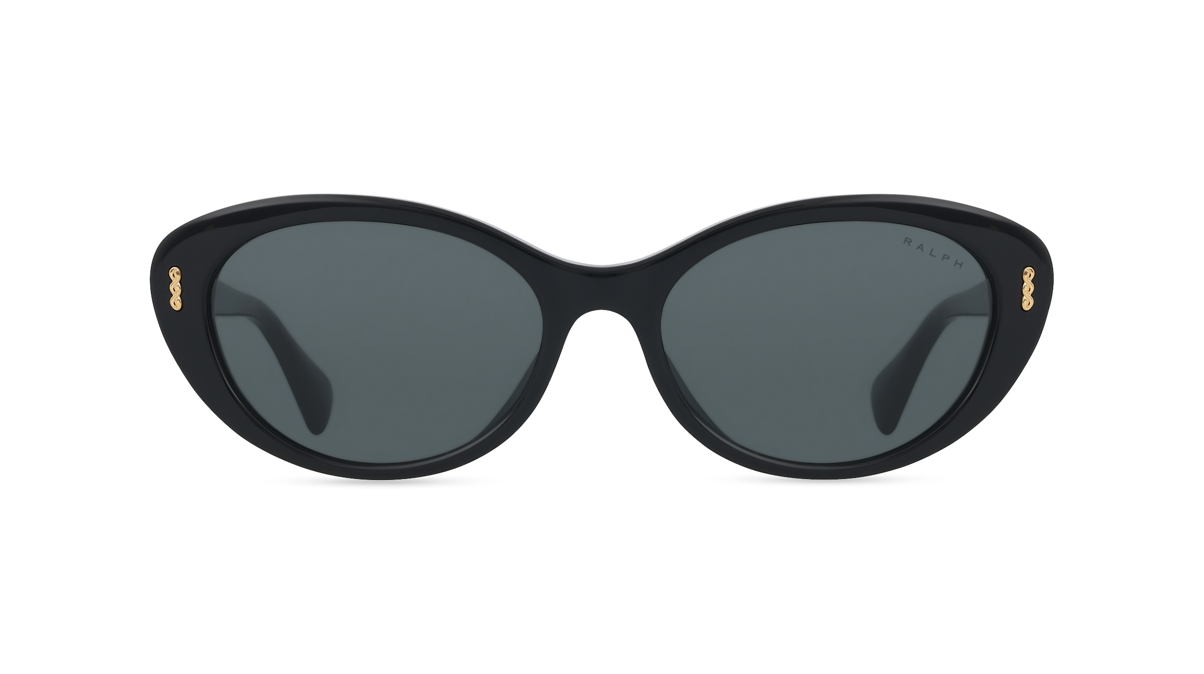 Ralph Lauren RA5350U Damen-Sonnenbrille Vollrand Oval Acetat-Gestell, Schwarz