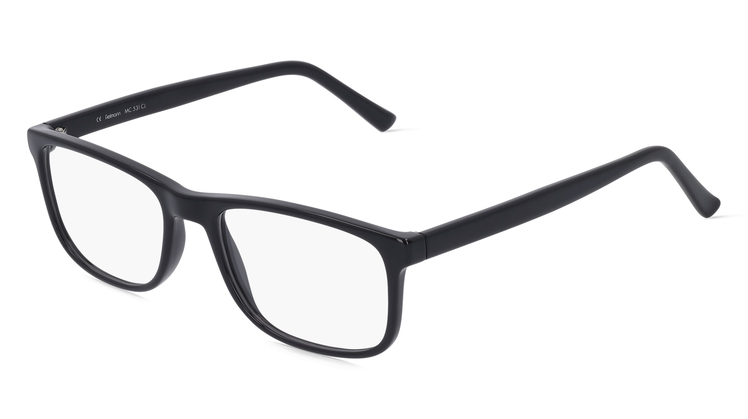 Fielmann MC 531 CL Herren-Brille inkl. Gläser Vollrand Quadratisch Propionat-Gestell 55/18/140, Grau