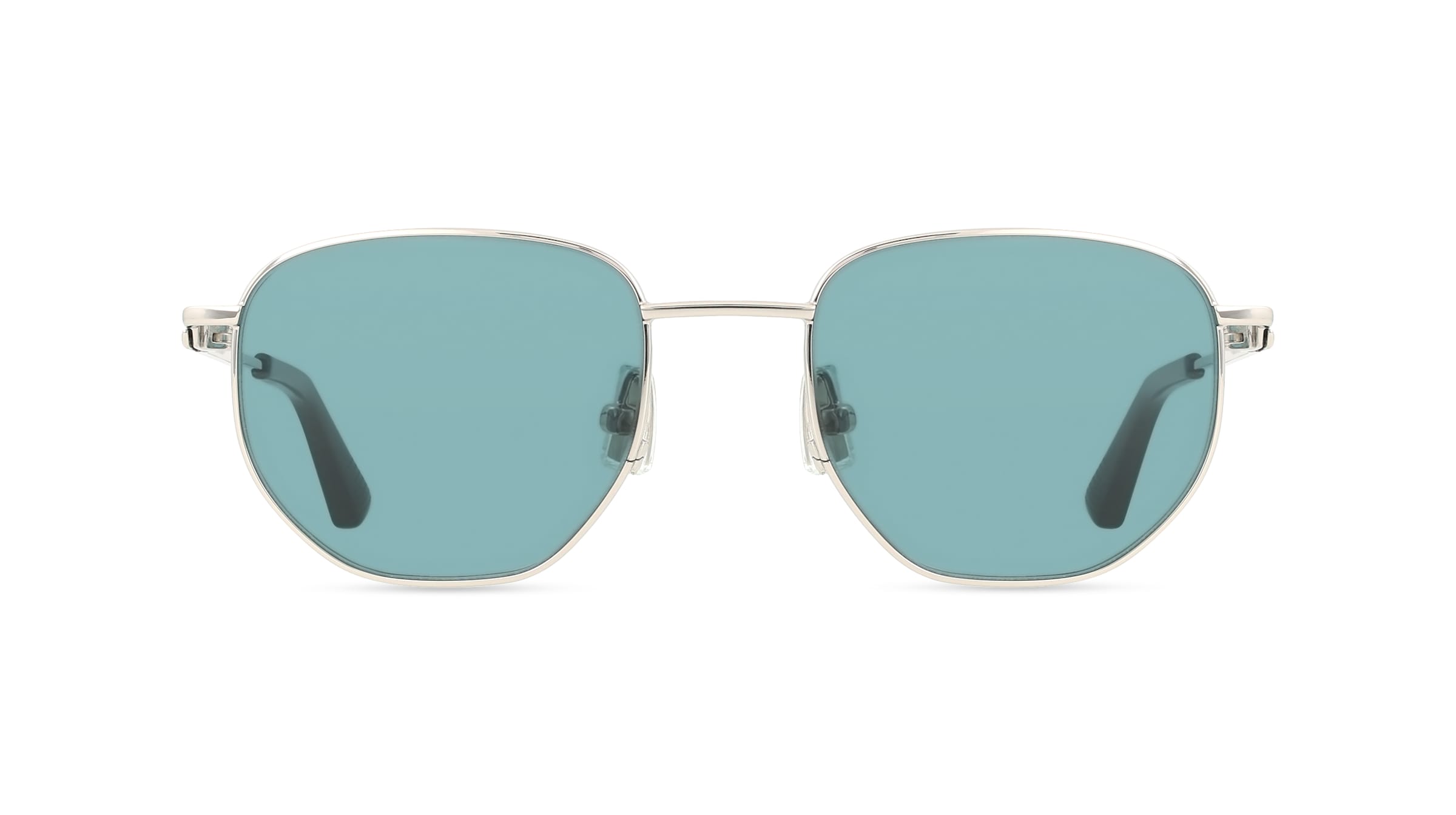 Bottega Veneta BV1301S Unisex-Sonnenbrille Vollrand Rund Metall-Gestell, silber