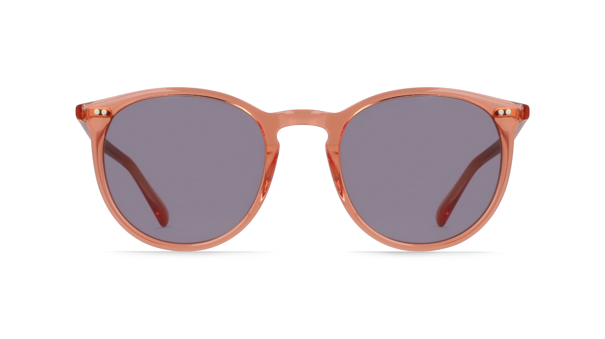 Fielmann Q 065 SUN CL Unisex-Sonnenbrille Vollrand Panto Acetat-Gestell, orange