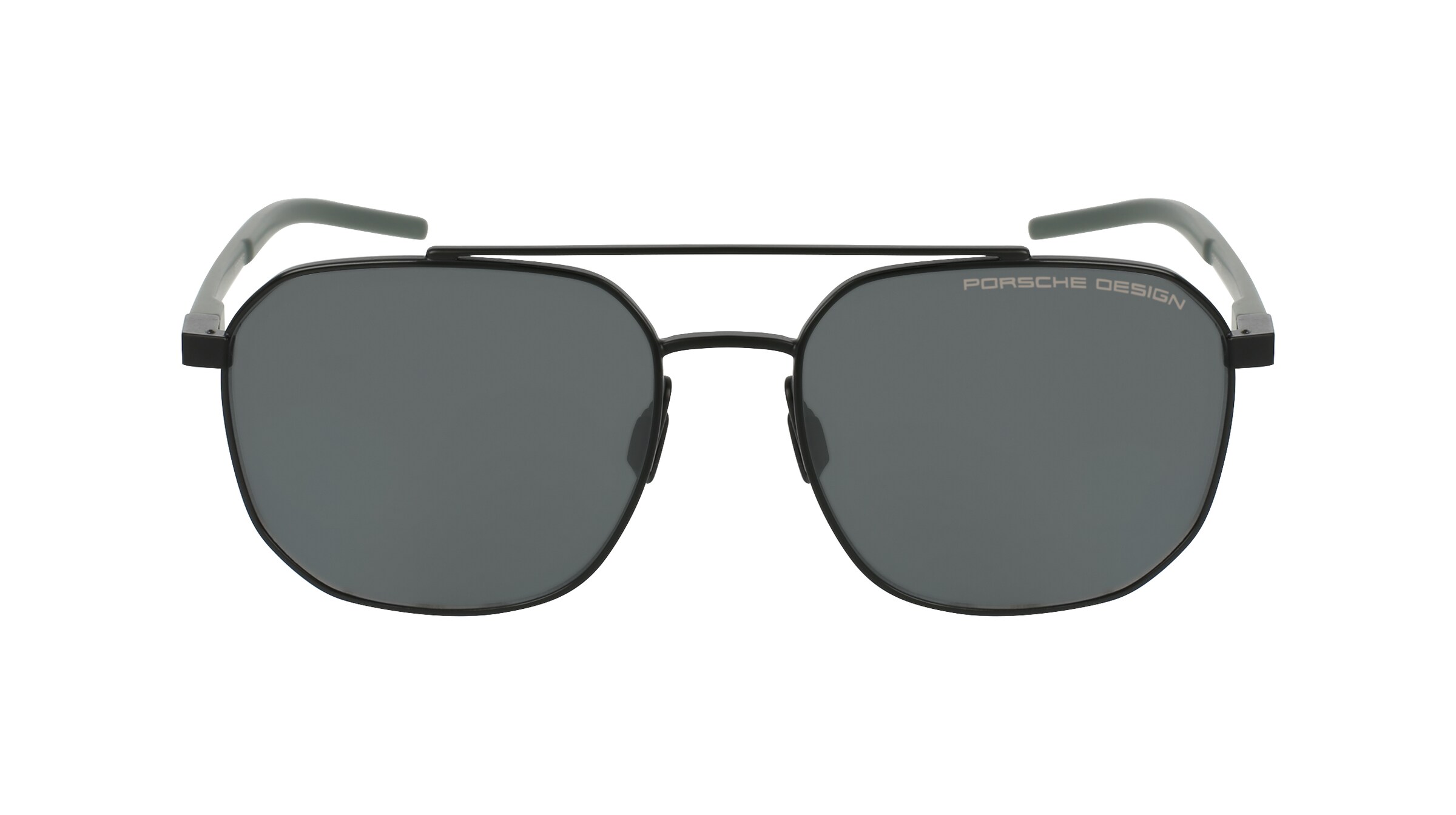 Porsche Design P8988 Herren-Sonnenbrille Vollrand Pilot Metall-Gestell, schwarz