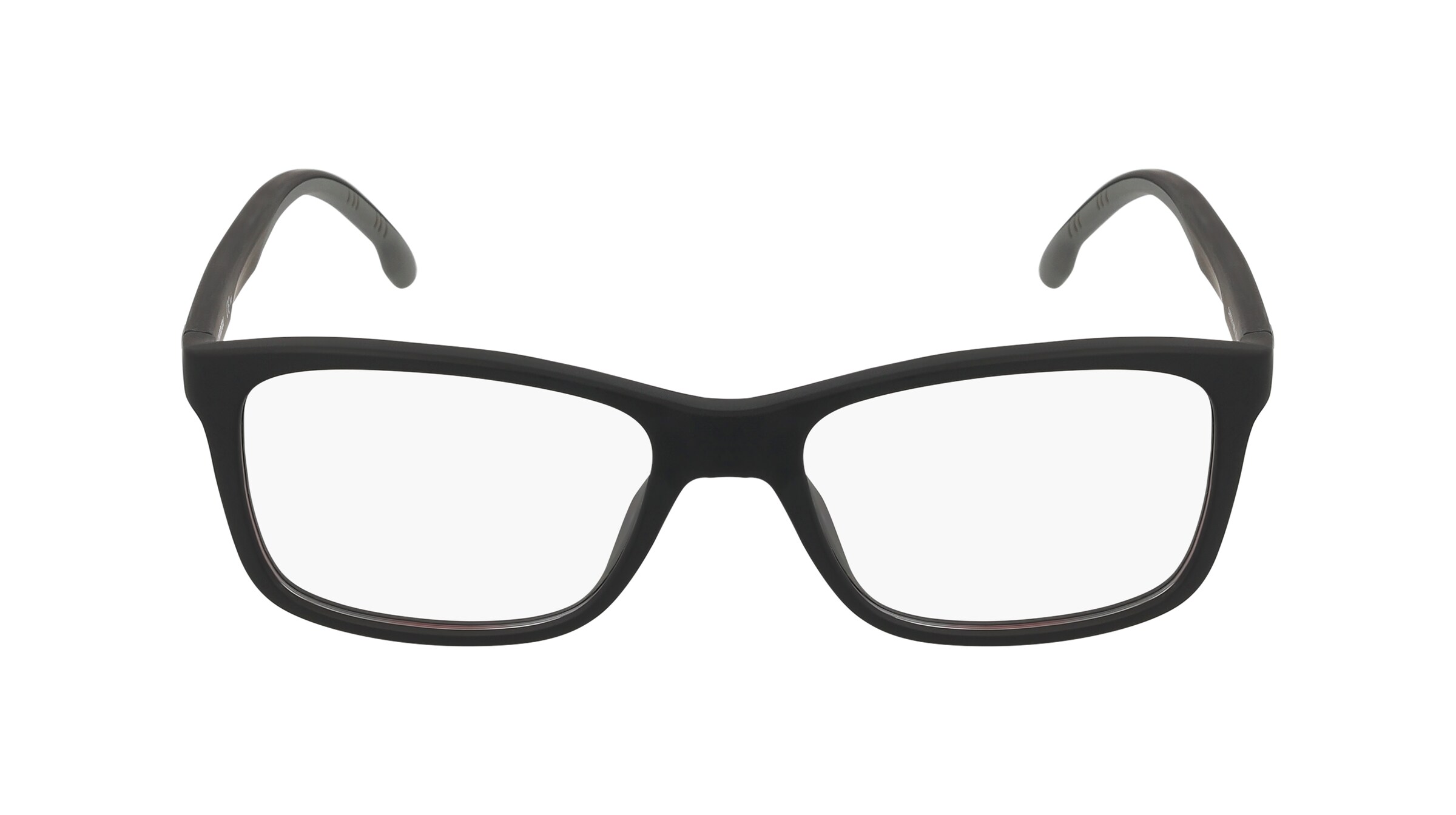 Carrera 8880 Unisex-Brille inkl. Gläser Vollrand Eckig Kunststoff-Gestell 54mm/17mm/145mm, schwarz