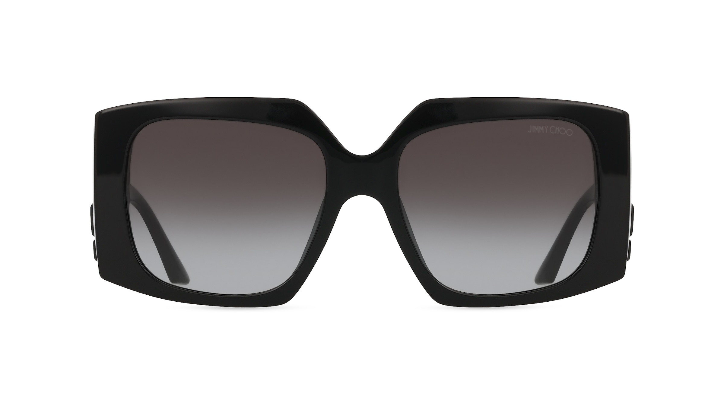 Jimmy Choo 0JC5006U Damen-Sonnenbrille Vollrand Eckig Acetat-Gestell, schwarz