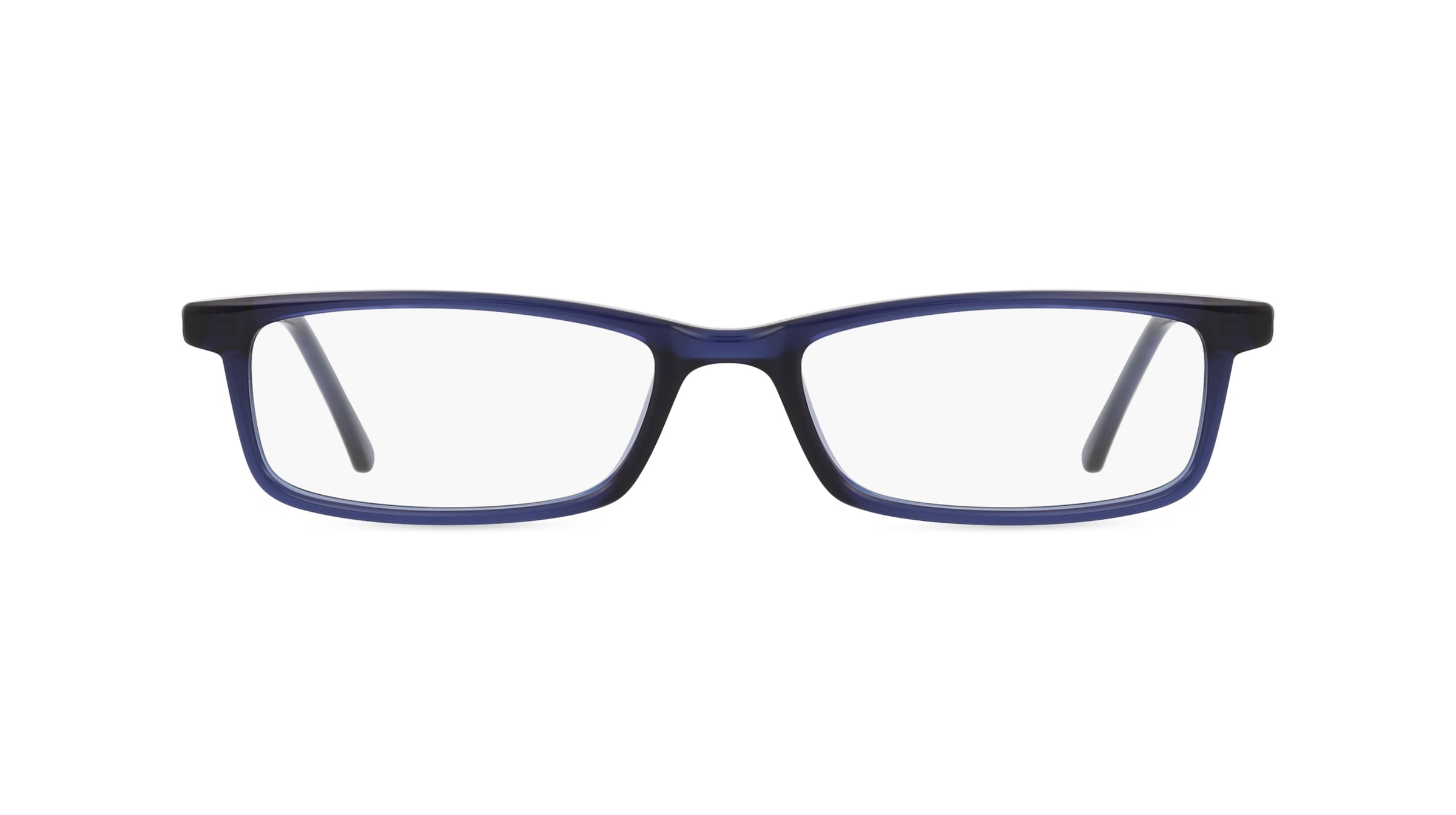 Fielmann MC 599 CL Unisex-Brille inkl. Gläser Vollrand Eckig Propionat-Gestell 52mm/16mm/140mm, blau