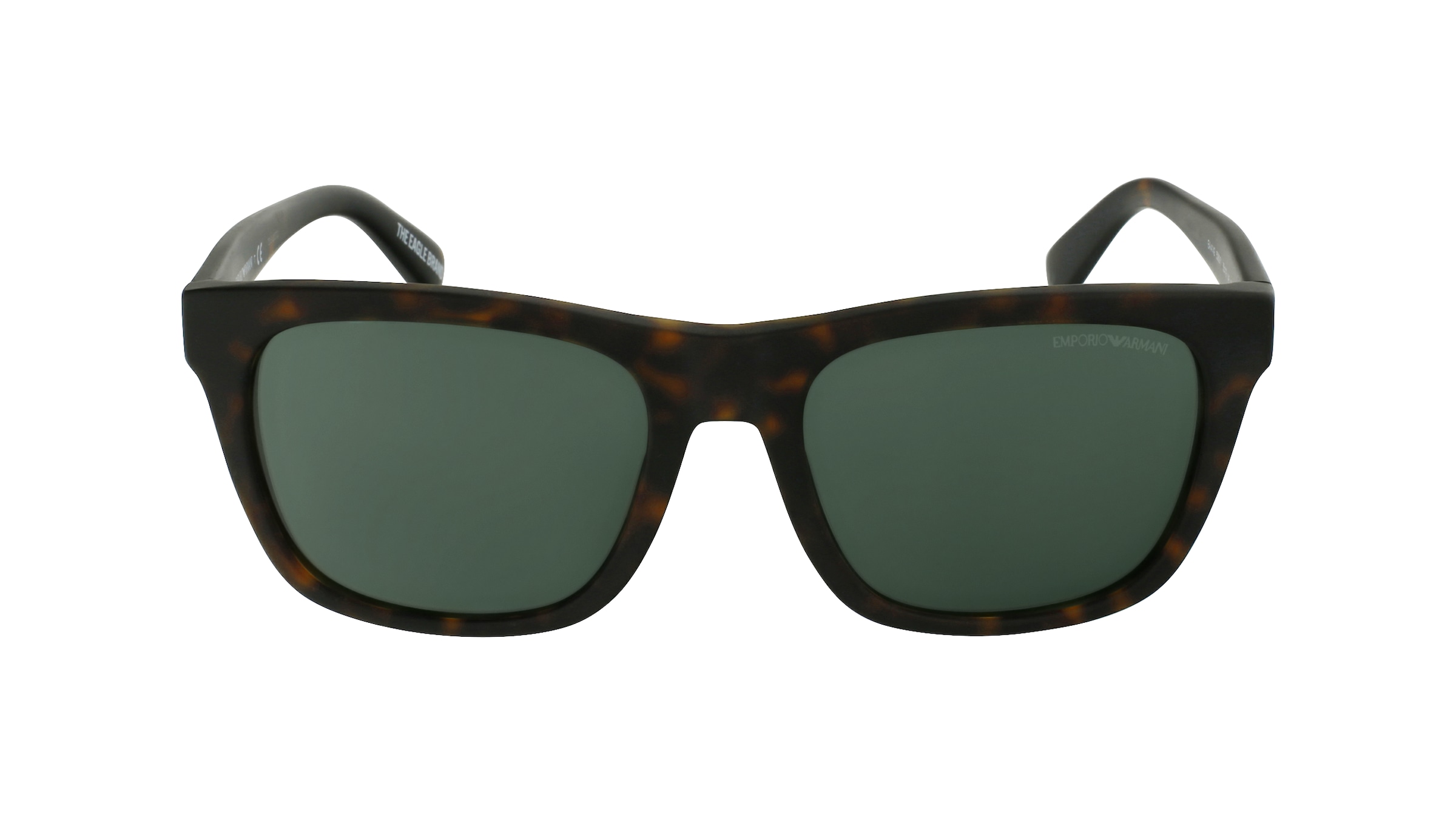 Emporio Armani EA 4142 Herren-Sonnenbrille Vollrand Quadratisch Acetat-Gestell, Havanna