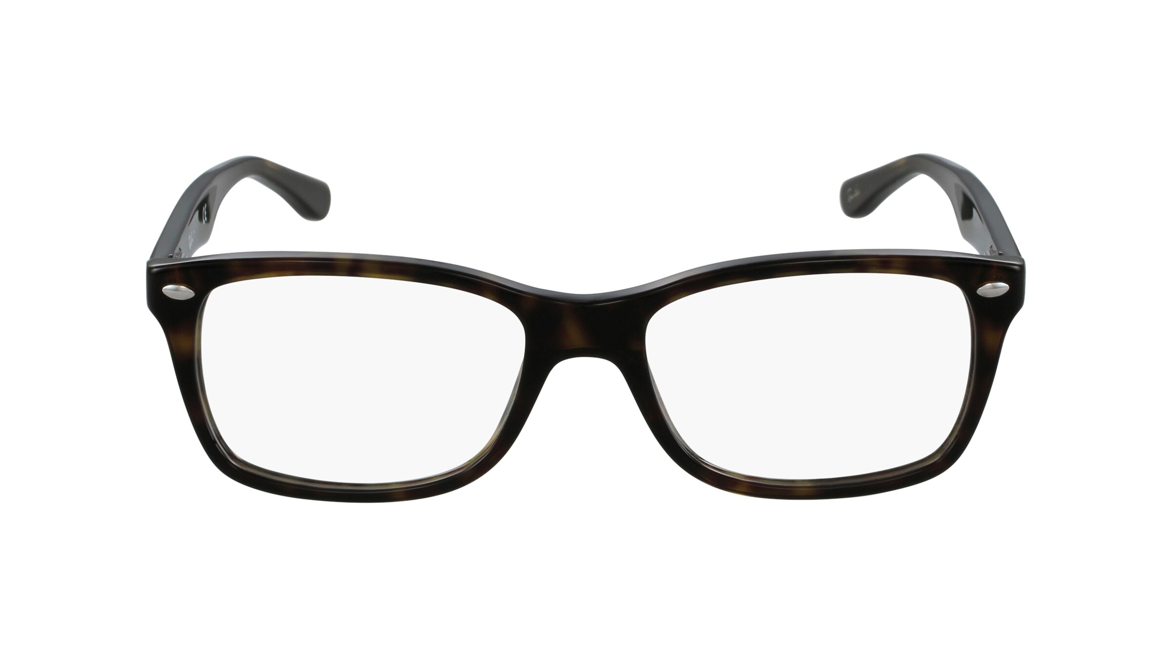 Ray-Ban RB 5228 Unisex-Brille inkl. Gläser Vollrand Eckig Kunststoff-Gestell 50mm/17mm/140mm, braun