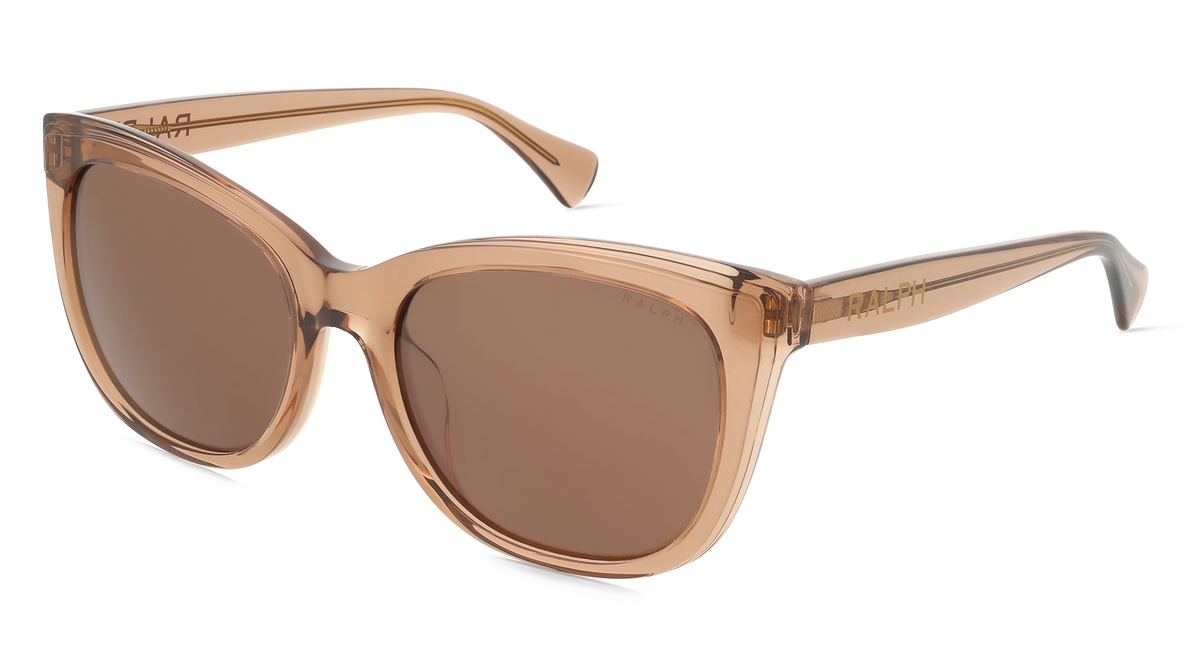 Ralph RA5324U Damen-Sonnenbrille Vollrand Quadratisch Acetat-Gestell, Braun