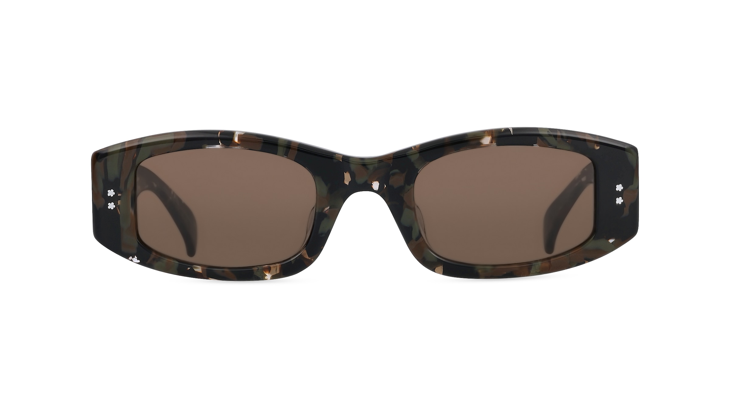 Kenzo KZ40166U Unisex-Sonnenbrille Vollrand Eckig Kunststoff-Gestell, grün