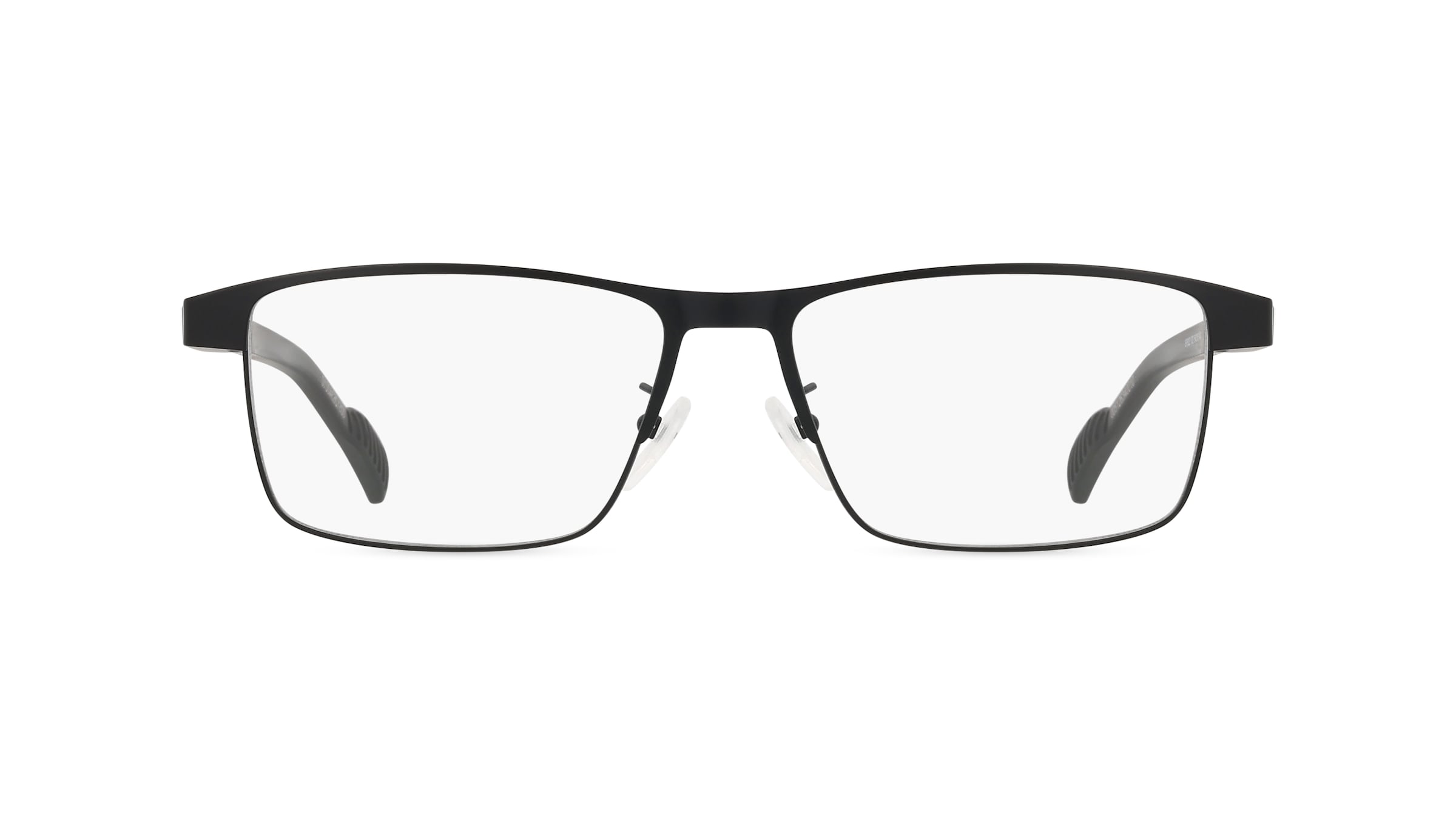 Adidas SP5023 Unisex-Brille inkl. Gläser Vollrand Eckig Metall-Gestell 54mm/15mm/140mm, schwarz