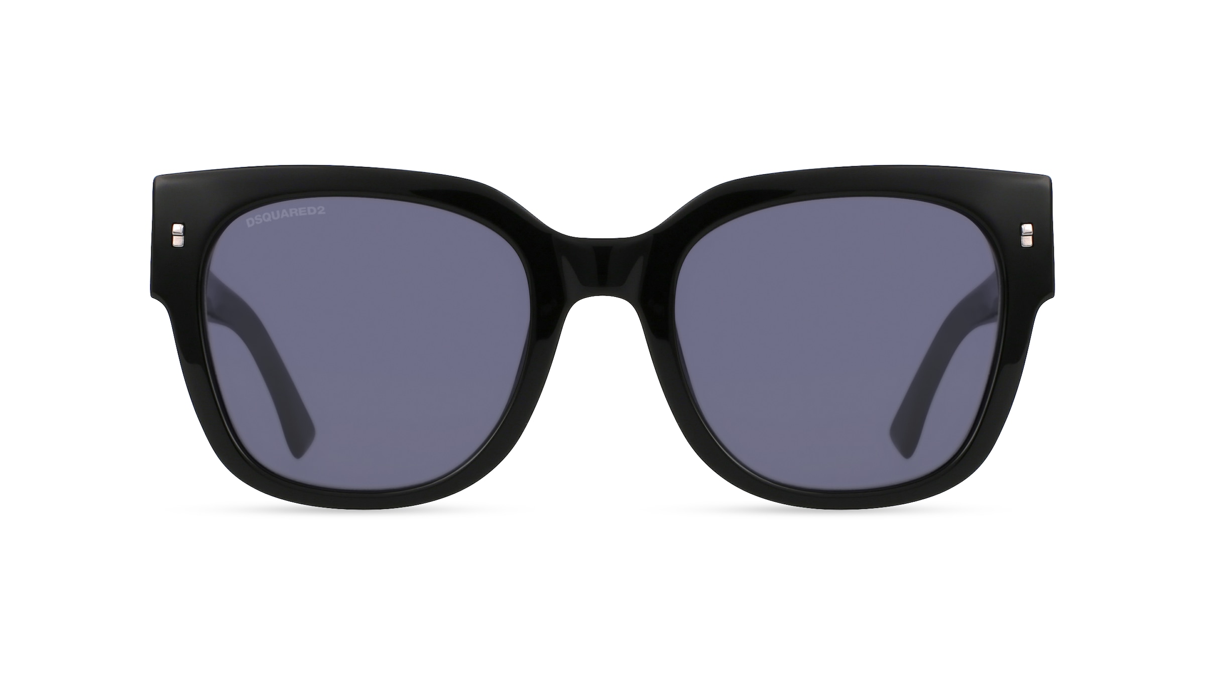 Dsquared2 ICON 0005/S Damen-Sonnenbrille Vollrand Butterfly Acetat-Gestell, schwarz