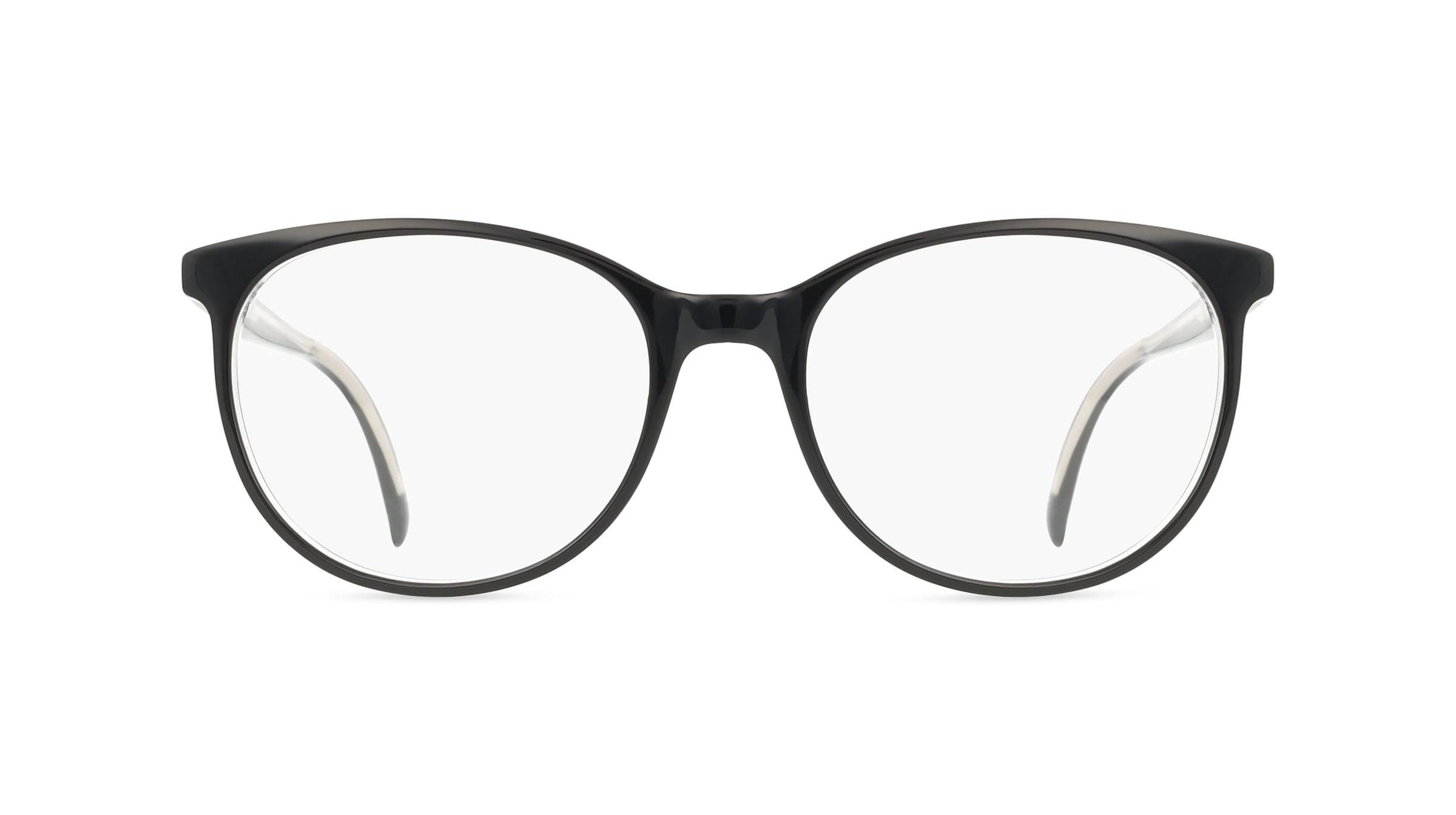 Fielmann LN 003 CL Damen-Brille inkl. Gläser Vollrand Panto Acetat-Gestell 53mm/18mm/135mm, schwarz