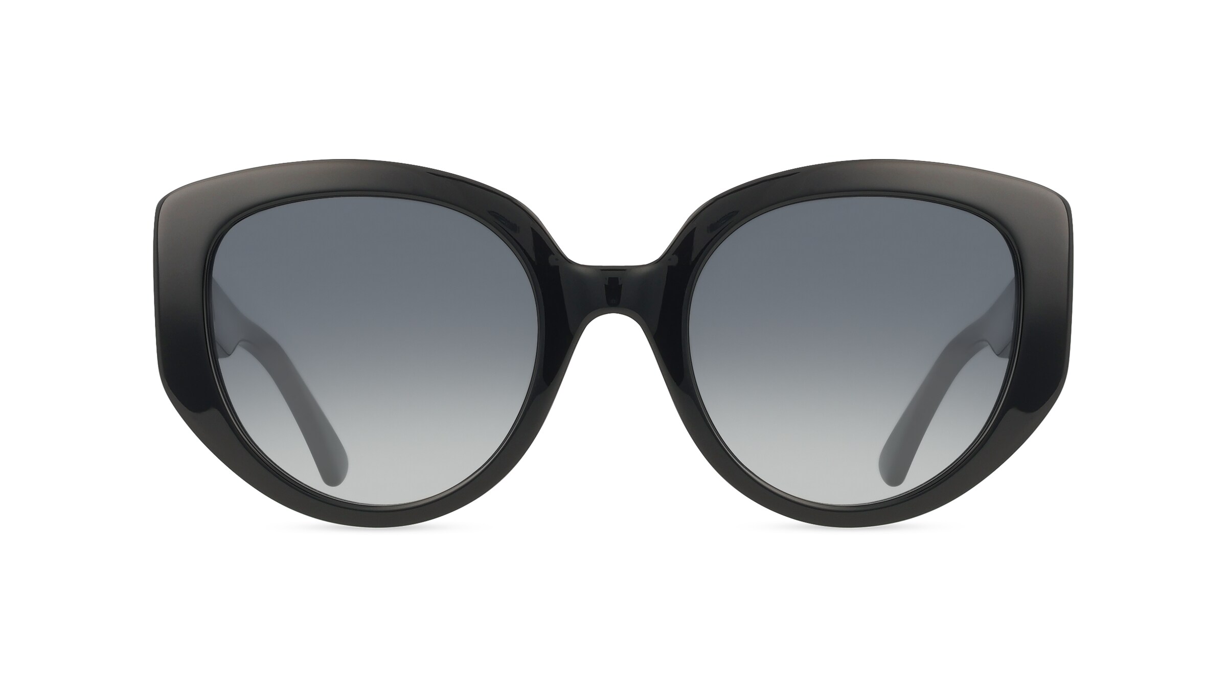 Moschino 207217 Damen-Sonnenbrille Vollrand Cateye Acetat-Gestell, schwarz