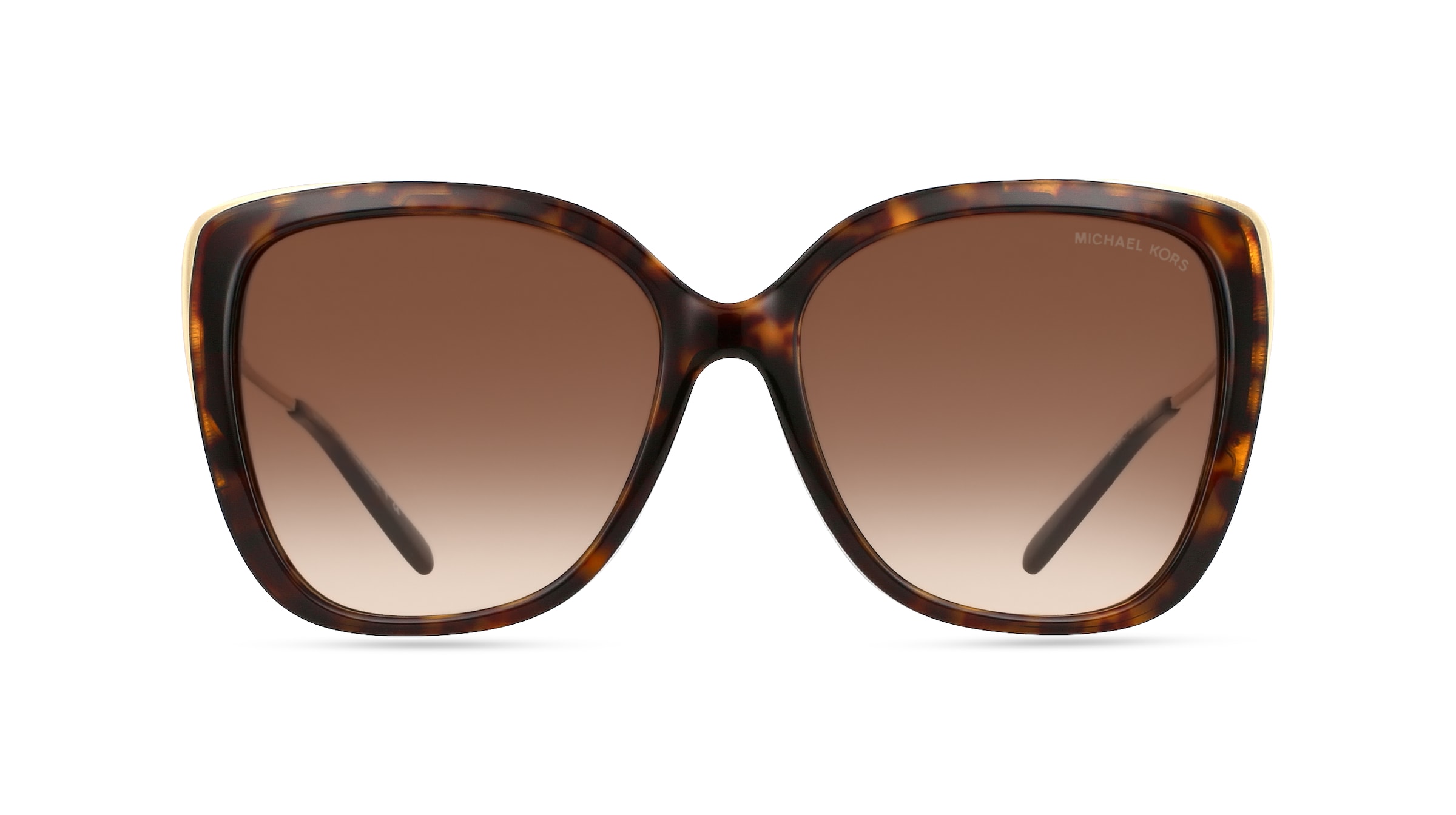 Michael Kors MK2161BU EAST HAMPTON Damen-Sonnenbrille Vollrand Butterfly Kunststoff-Gestell, braun