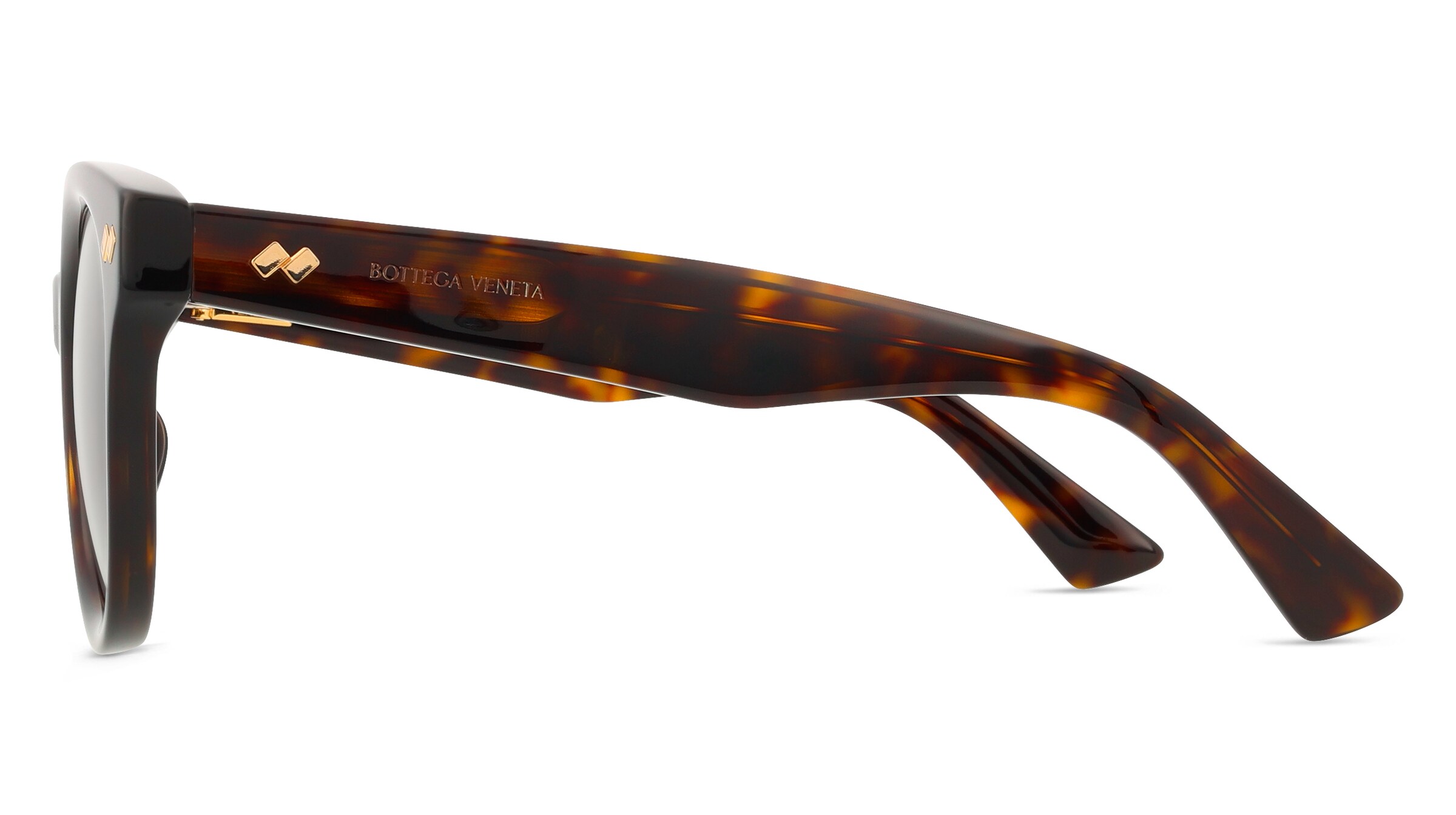 Thumbnail - Bottega Veneta BV1352SK Damen-Sonnenbrille Vollrand Panto Acetat-Gestell, Havanna