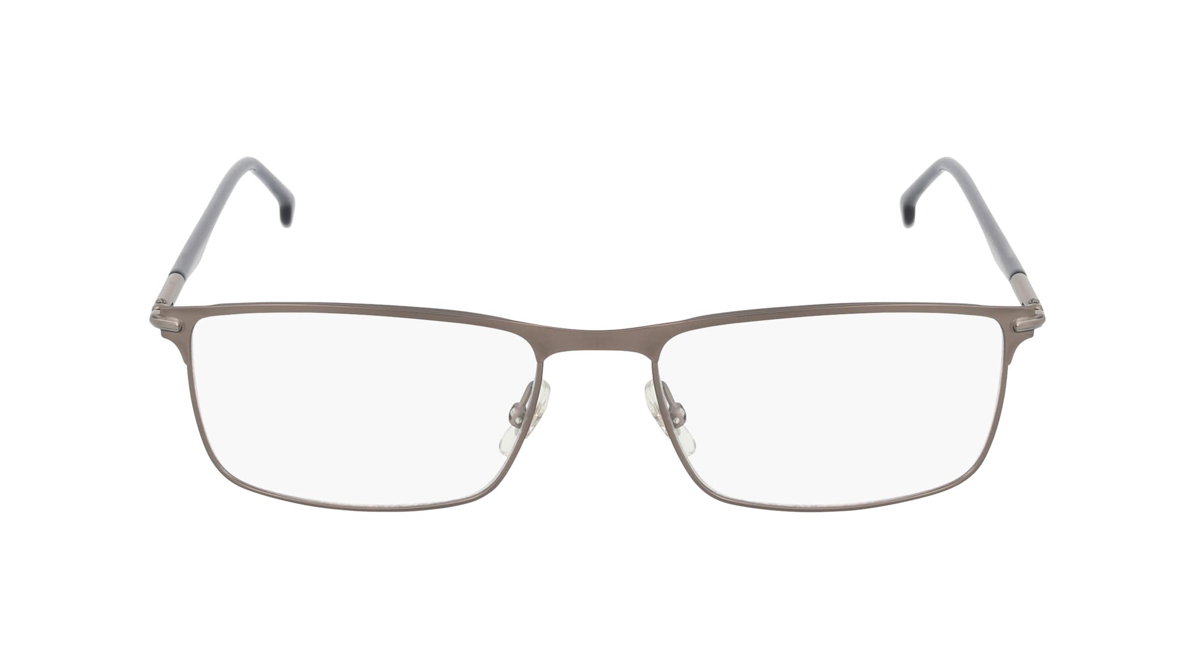 Carrera 288 Herren-Brille inkl. Gläser Vollrand Eckig Metall-Gestell 55mm/18mm/145mm, grau