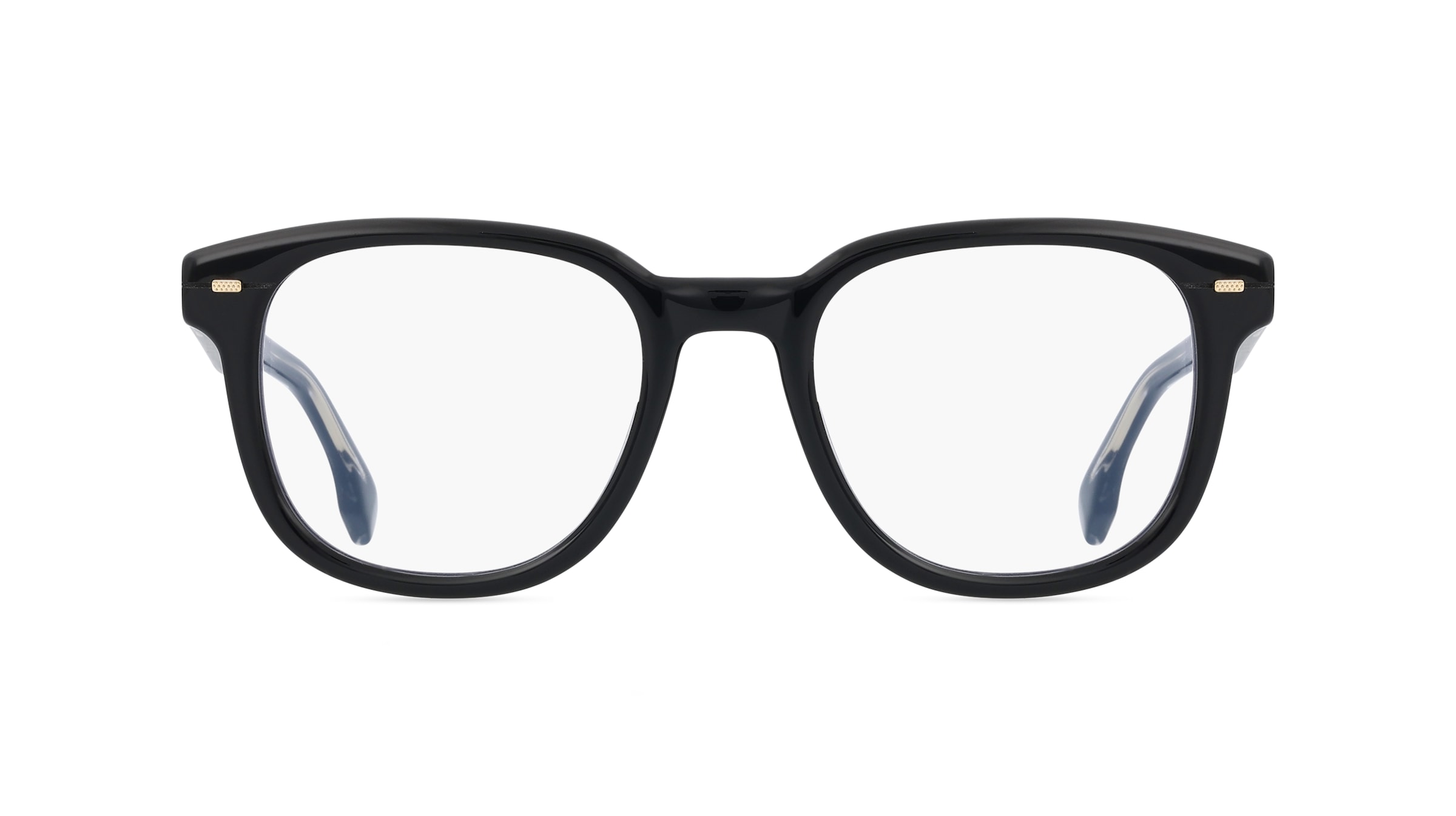 Boss 1319/BB Herren-Brille inkl. Gläser Vollrand Eckig Acetat-Gestell 51mm/21mm/145mm, Schwarz