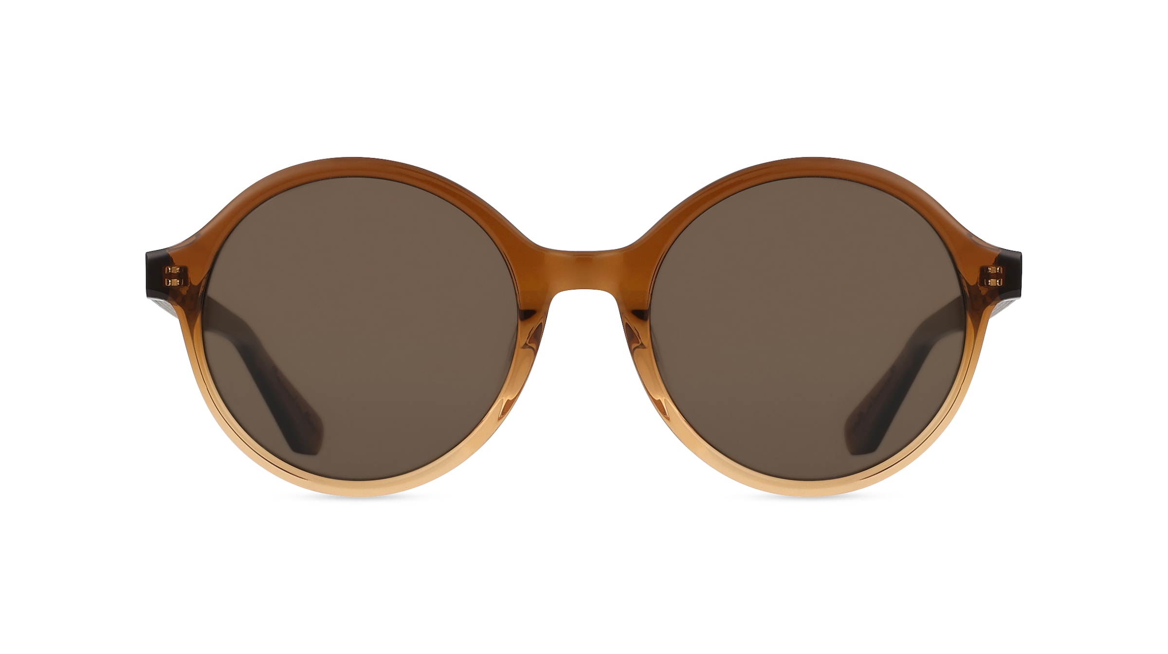 Woodfellas 11724 SWITCH Damen-Sonnenbrille Vollrand Rund Kunststoff-Gestell, braun