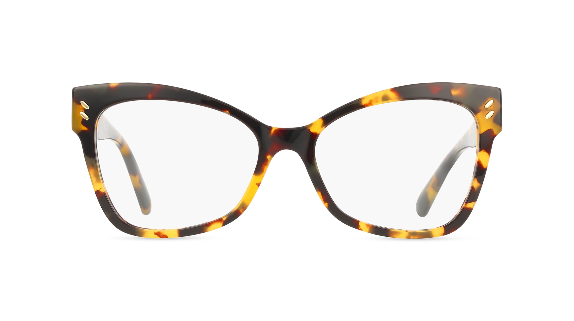 Stella McCartney SC50037I Damen-Brille inkl. Gläser Vollrand Butterfly Bio-Acetat-Gestell 55mm/17mm/140mm, Havanna