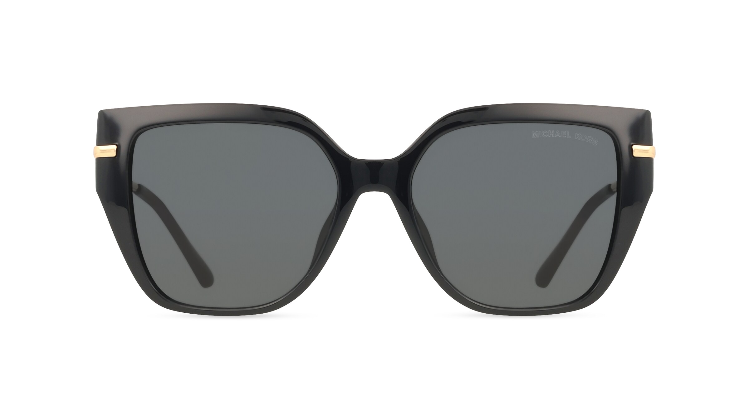 Michael Kors MK2231U ST. BARTHS Damen-Sonnenbrille Vollrand Quadratisch Kunststoff-Gestell, schwarz