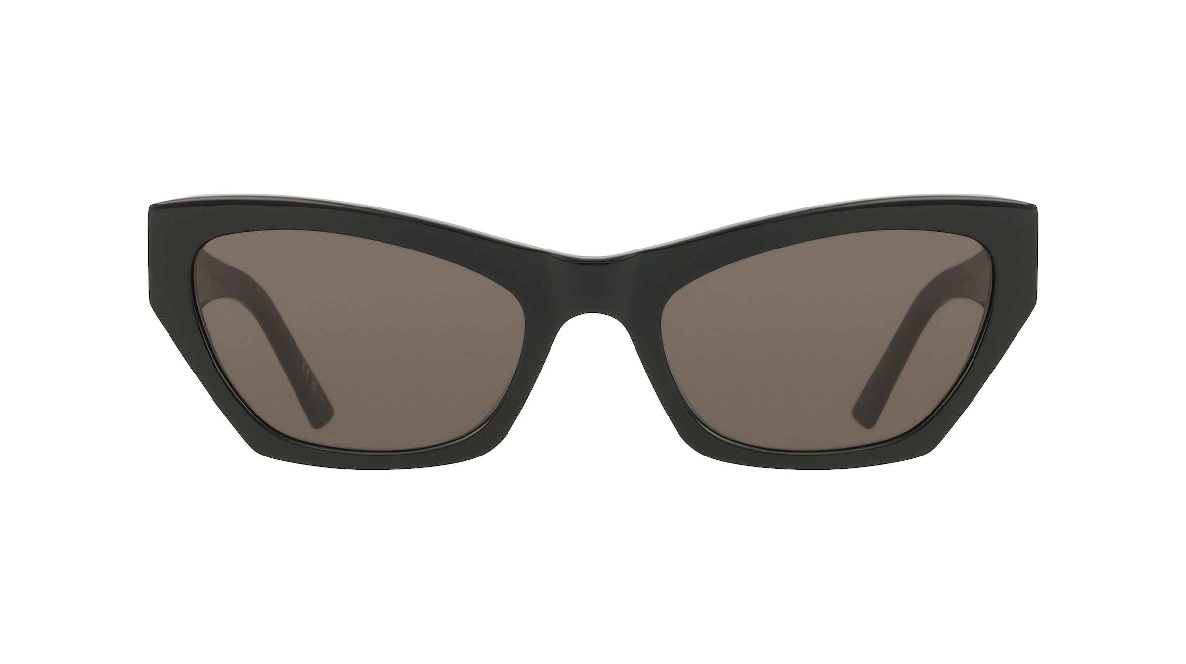 Balenciaga BB0447S Damen-Sonnenbrille Vollrand Cat Eye Acetat-Gestell, Schwarz