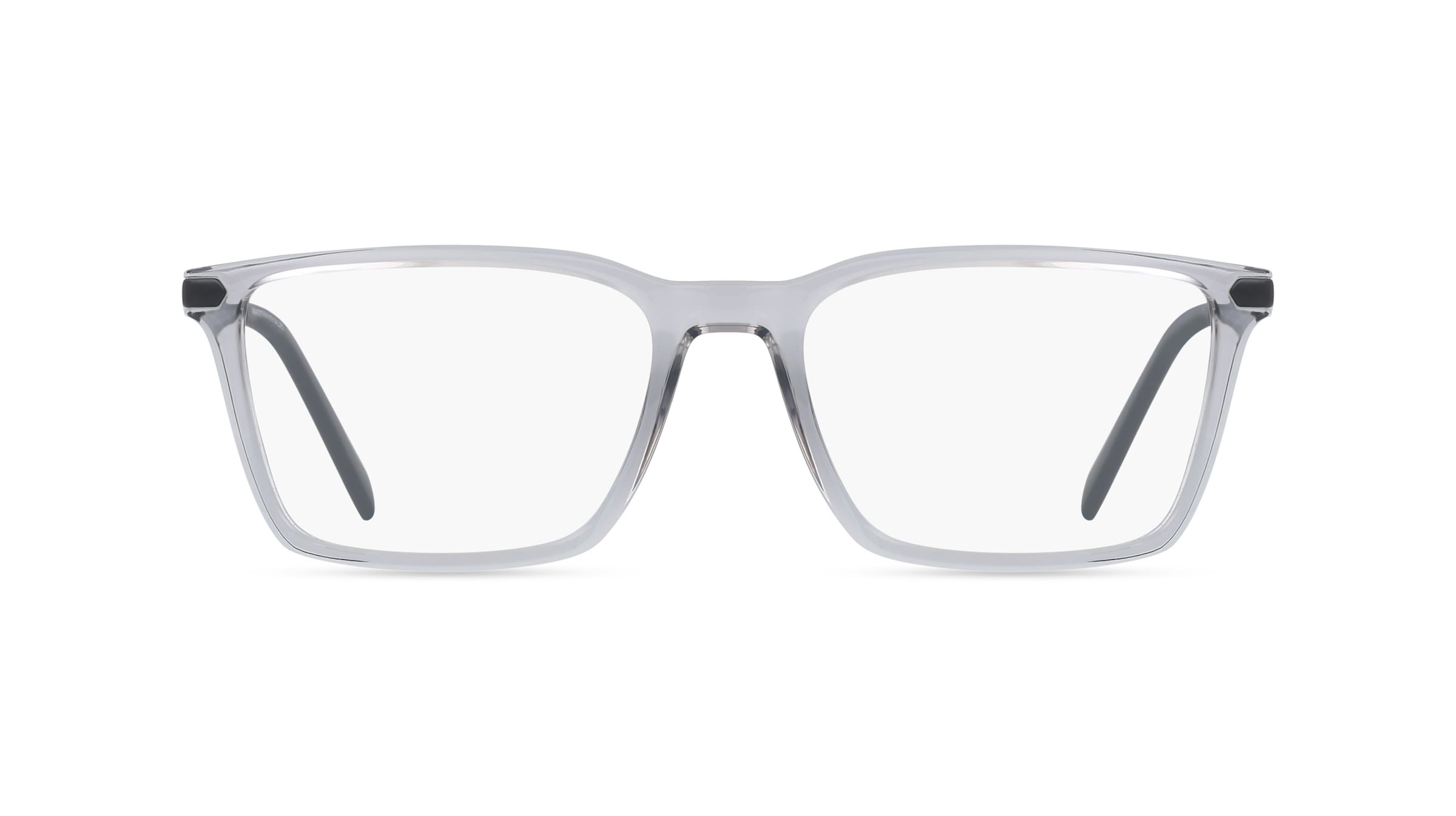 Armani Exchange 0AX3077 Herren-Brille inkl. Gläser Vollrand Eckig Kunststoff-Gestell 54/17/145, grau