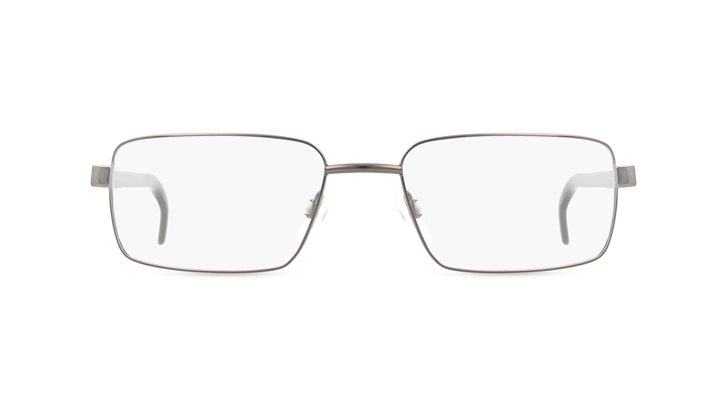 Fielmann CHARME 0739 FLEX CL Herren-Brille inkl. Gläser Vollrand Quadratisch Metall-Gestell 58/19/140, grau