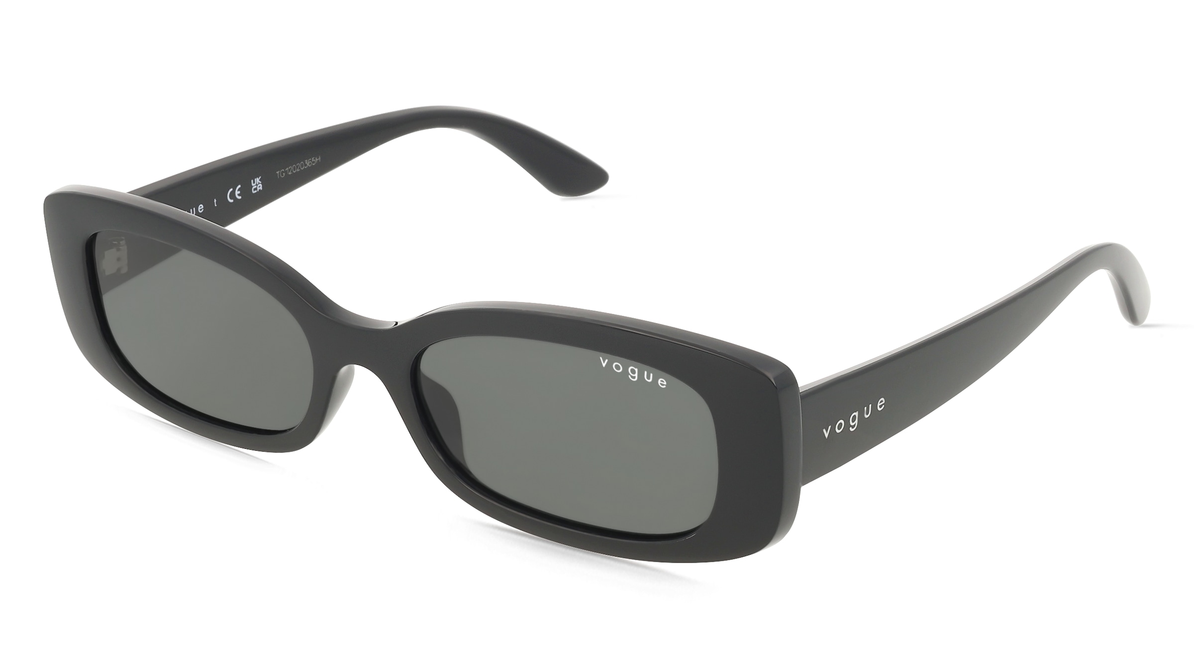 Vogue 0VJ2031 Kinder-Sonnenbrille Vollrand Quadratisch Kunststoff-Gestell, Schwarz