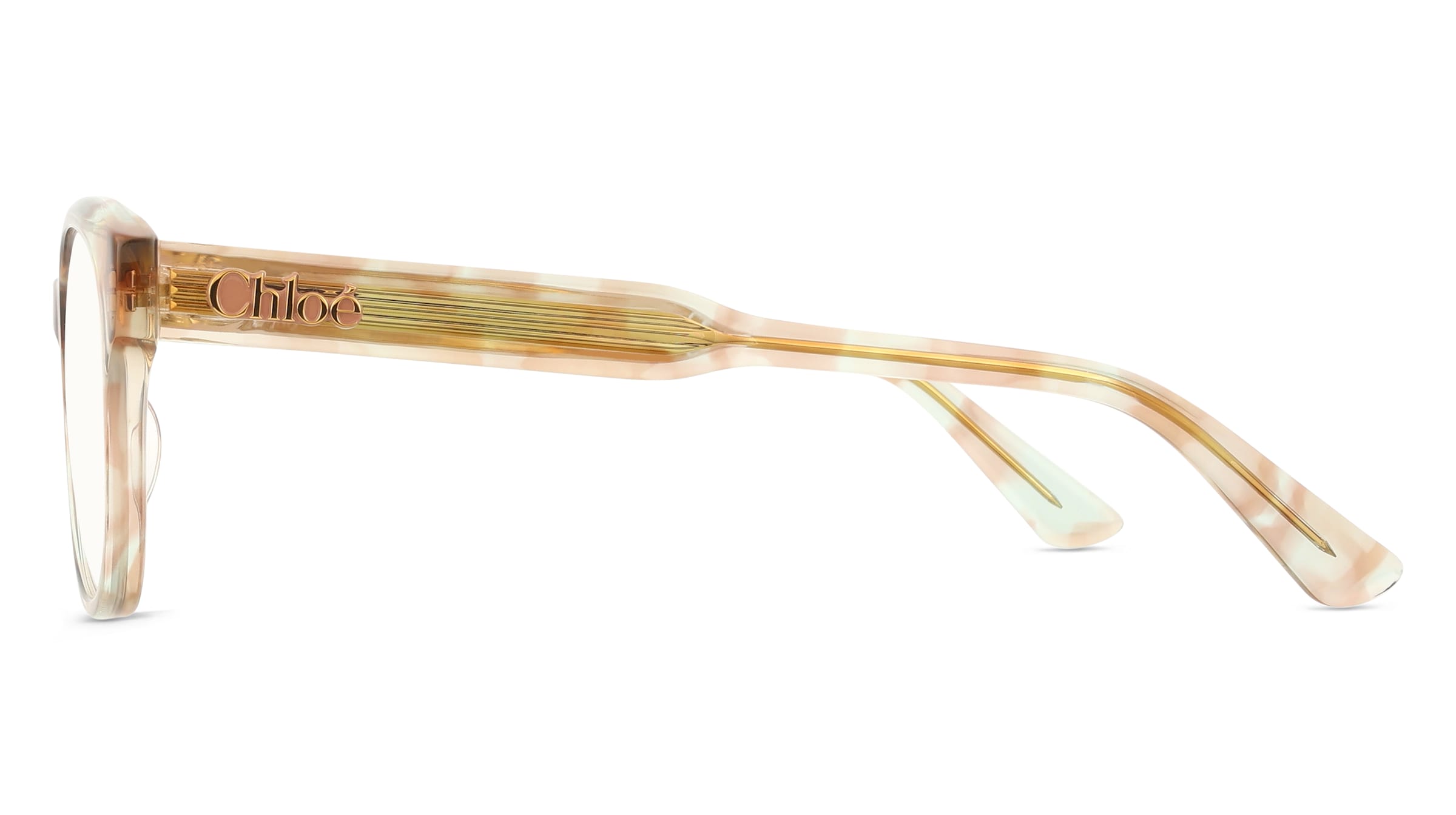 Thumbnail - Chloé CH0343OA Damen-Brille inkl. Gläser Vollrand Rund Acetat-Gestell 52/19/145, braun