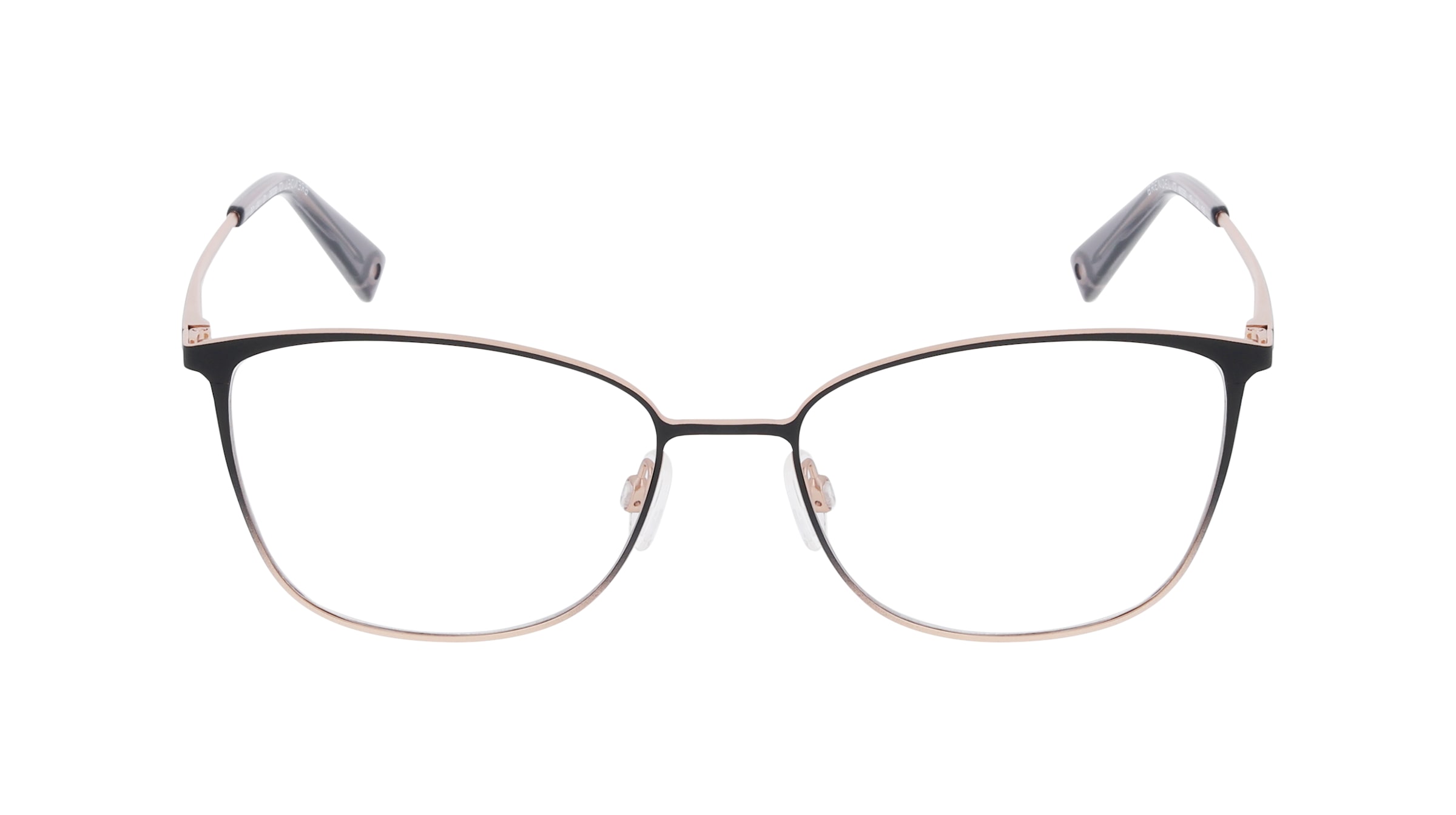 BRENDEL eyewear 902390 Damen-Brille inkl. Gläser Vollrand Panto Metall-Gestell 54mm/16mm/140mm, schwarz