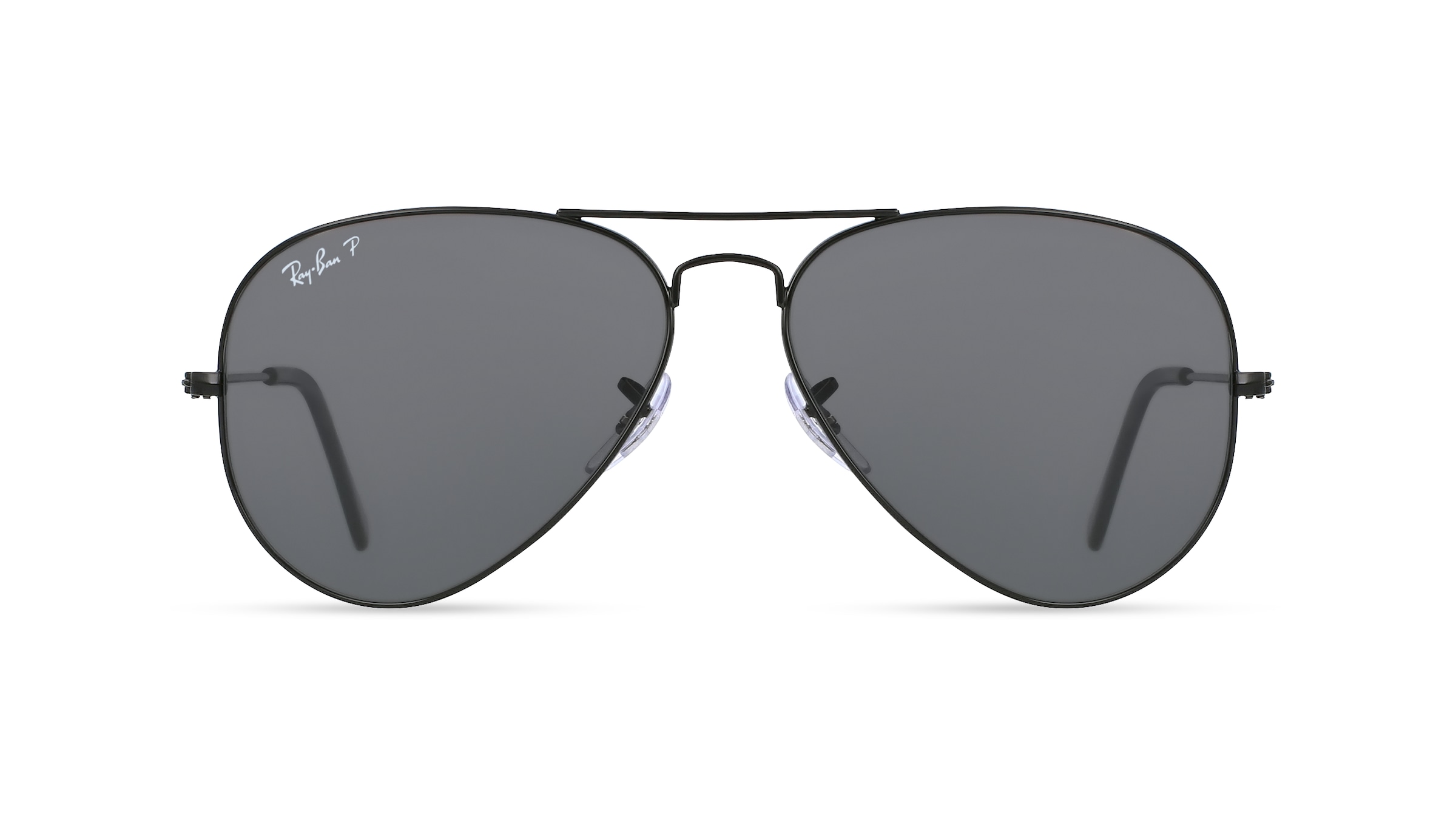 Ray-Ban RB 3025 AVIATOR LARGE METAL Unisex-Sonnenbrille Vollrand Pilot Metall-Gestell, schwarz