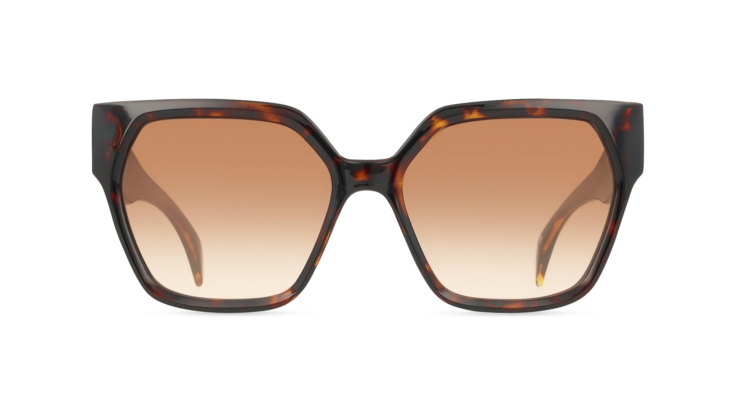 Levi’s 207231 Damen-Sonnenbrille Vollrand Eckig Kunststoff-Gestell, braun