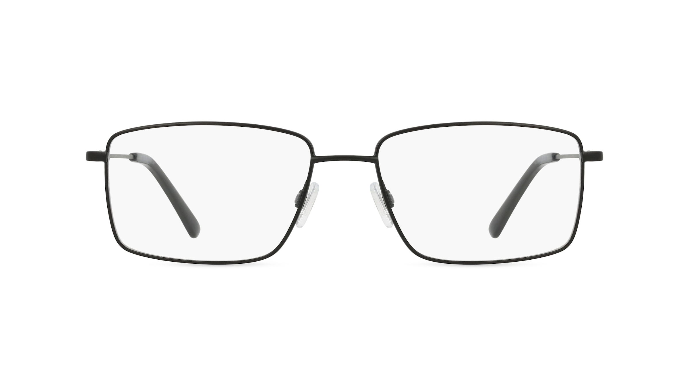Fielmann OU 048 CL Herren-Brille inkl. Gläser Vollrand Eckig Edelstahl-Gestell 54/17/145, schwarz
