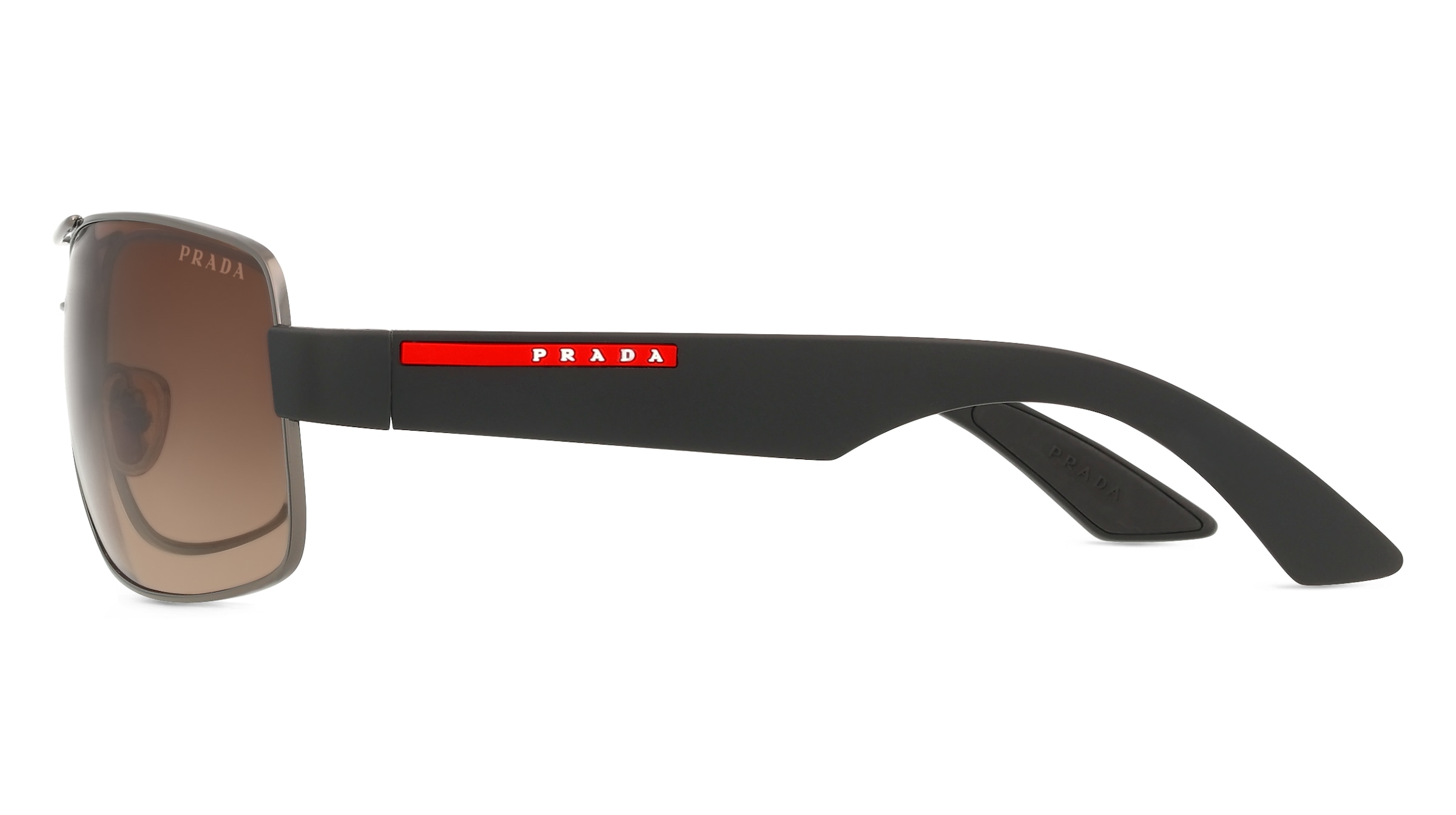 Thumbnail - Prada Linea Rossa PS50ZS Herren-Sonnenbrille Vollrand Pilot Metall-Gestell, grau