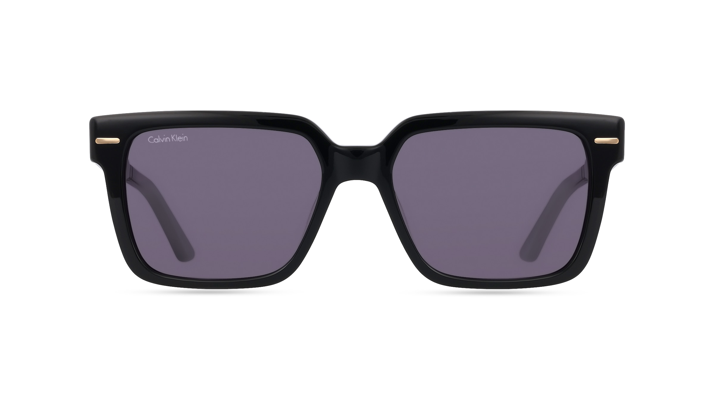 Calvin Klein CK22535S Herren-Sonnenbrille Vollrand Eckig Kunststoff-Gestell, schwarz