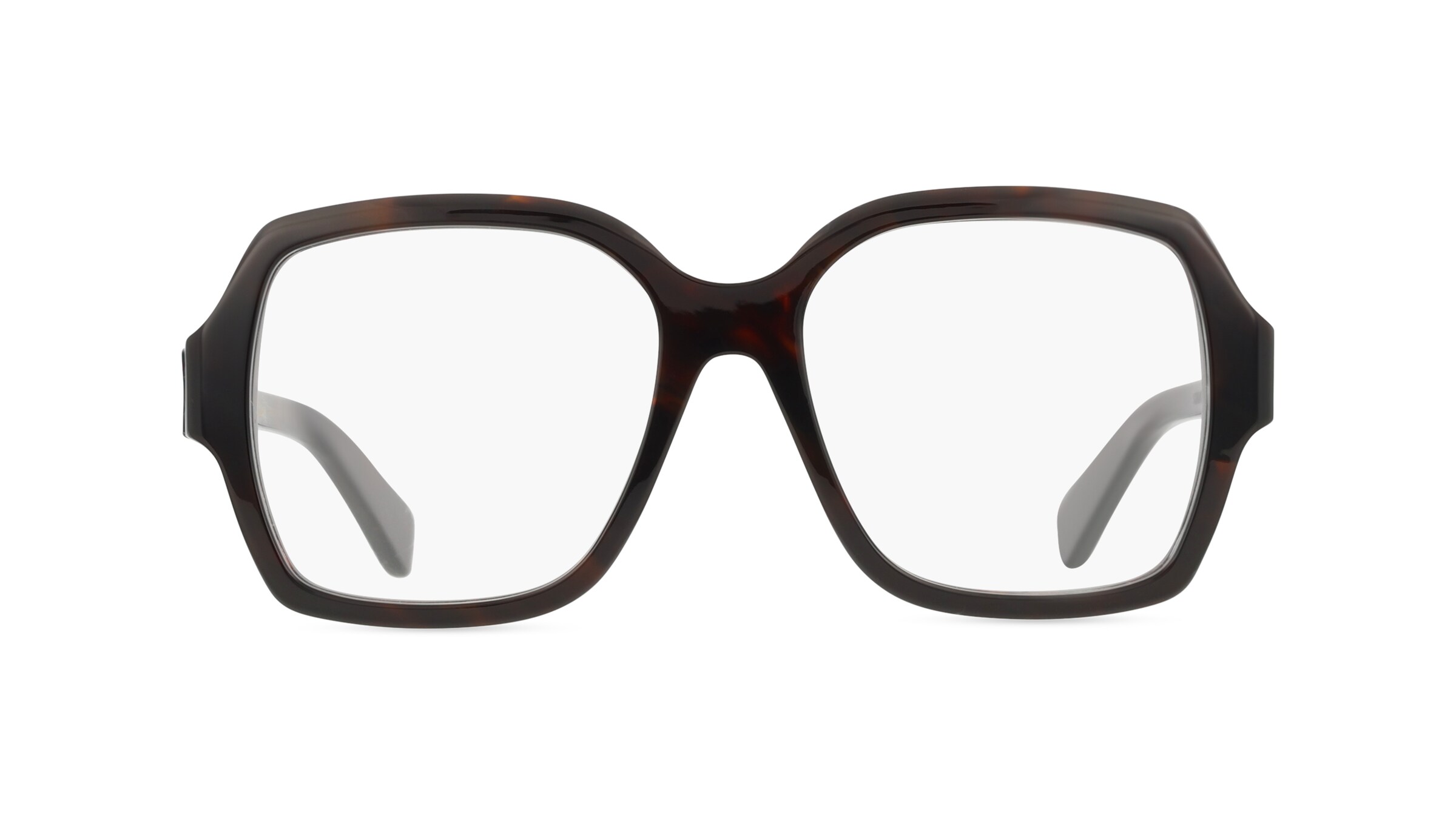 Chloé CH0155O Unisex-Brille inkl. Gläser Vollrand Eckig Recycled Acetat-Gestell 53mm/17mm/145mm, braun