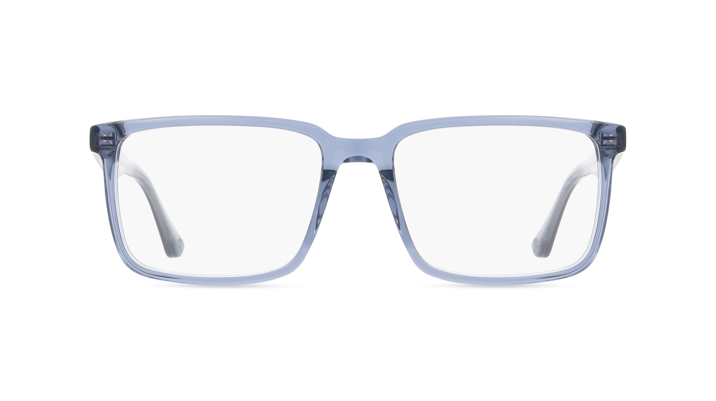 Police VPLN17 Herren-Brille inkl. Gläser Vollrand Eckig Acetat-Gestell 57mm/18mm/145mm, blau