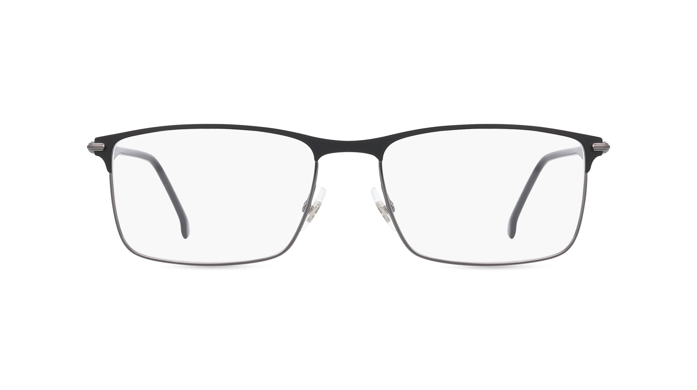 Carrera 288 Herren-Brille inkl. Gläser Vollrand Eckig Metall-Gestell 57mm/18mm/145mm, schwarz