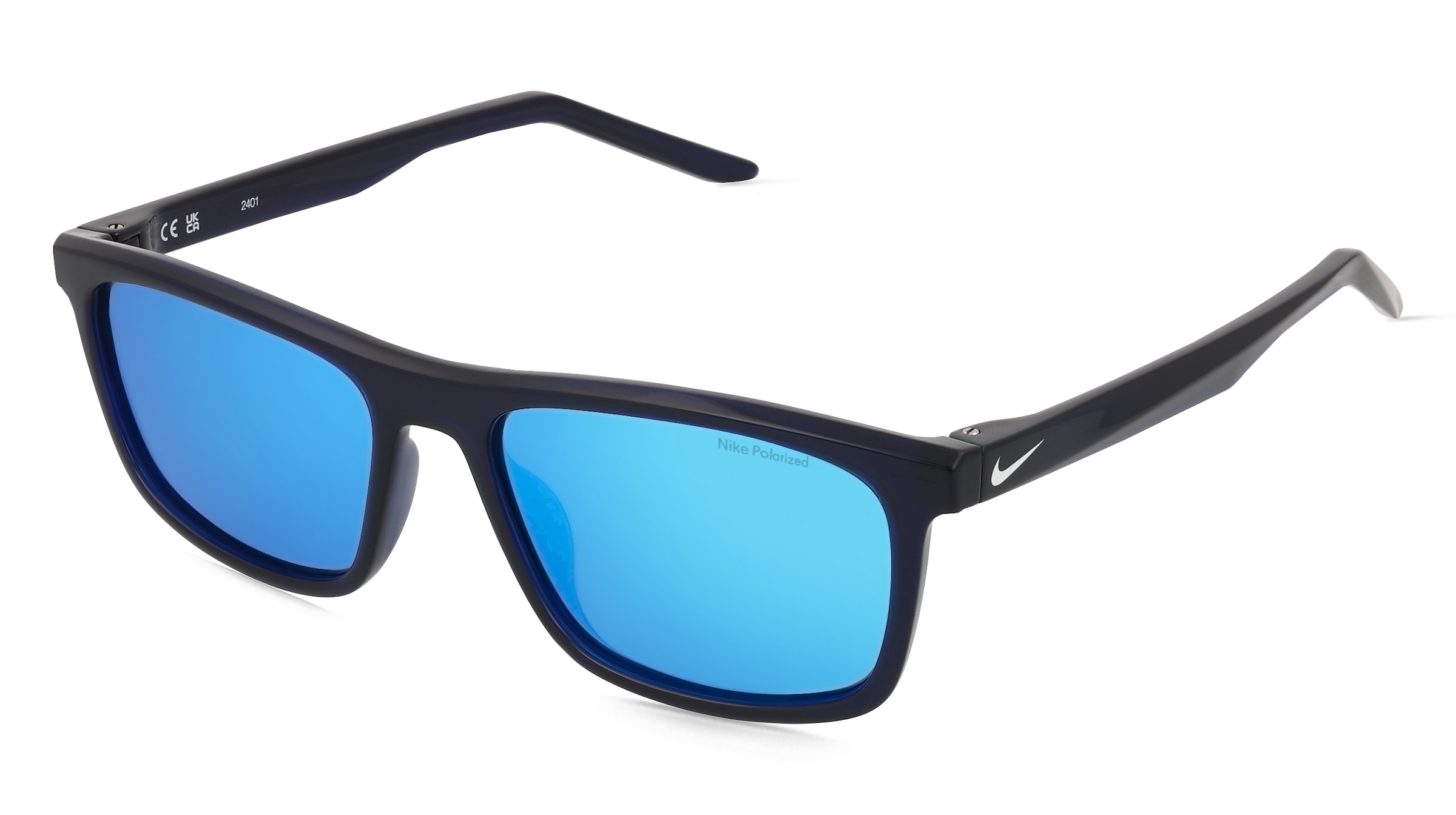 Nike EMBAR P FV2409 Unisex-Sonnenbrille Vollrand Quadratisch Acetat Spritzguss-Gestell, Blau