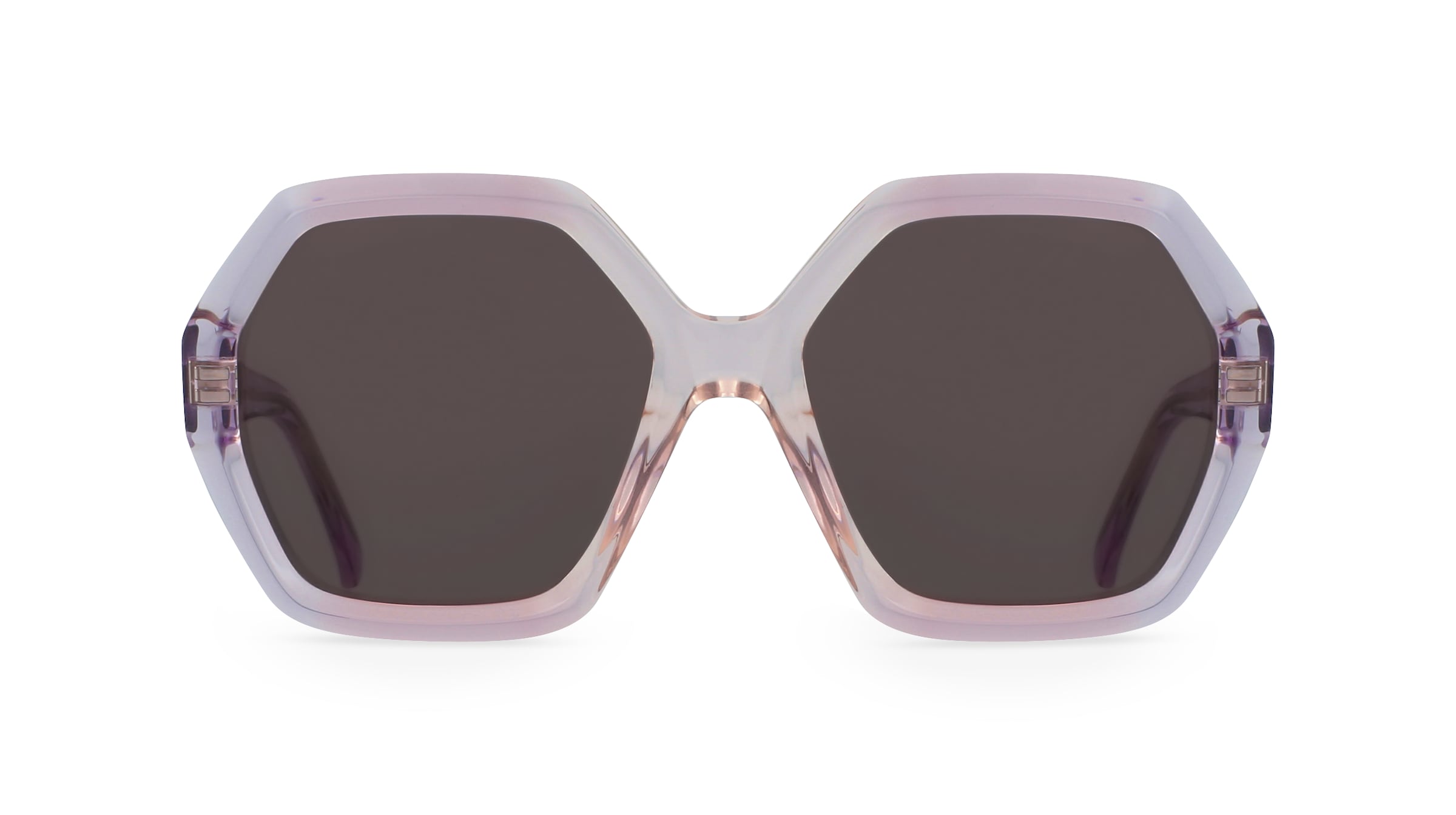 Fielmann MF 037 SUN FA Damen-Sonnenbrille Vollrand Quadratisch Acetat-Gestell, pink