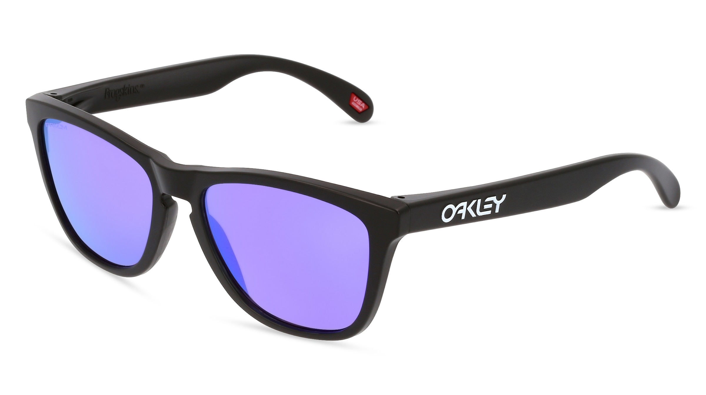 Oakley OO9013 FROGSKINS Herren-Sonnenbrille Vollrand Quadratisch Kunststoff-Gestell, Schwarz