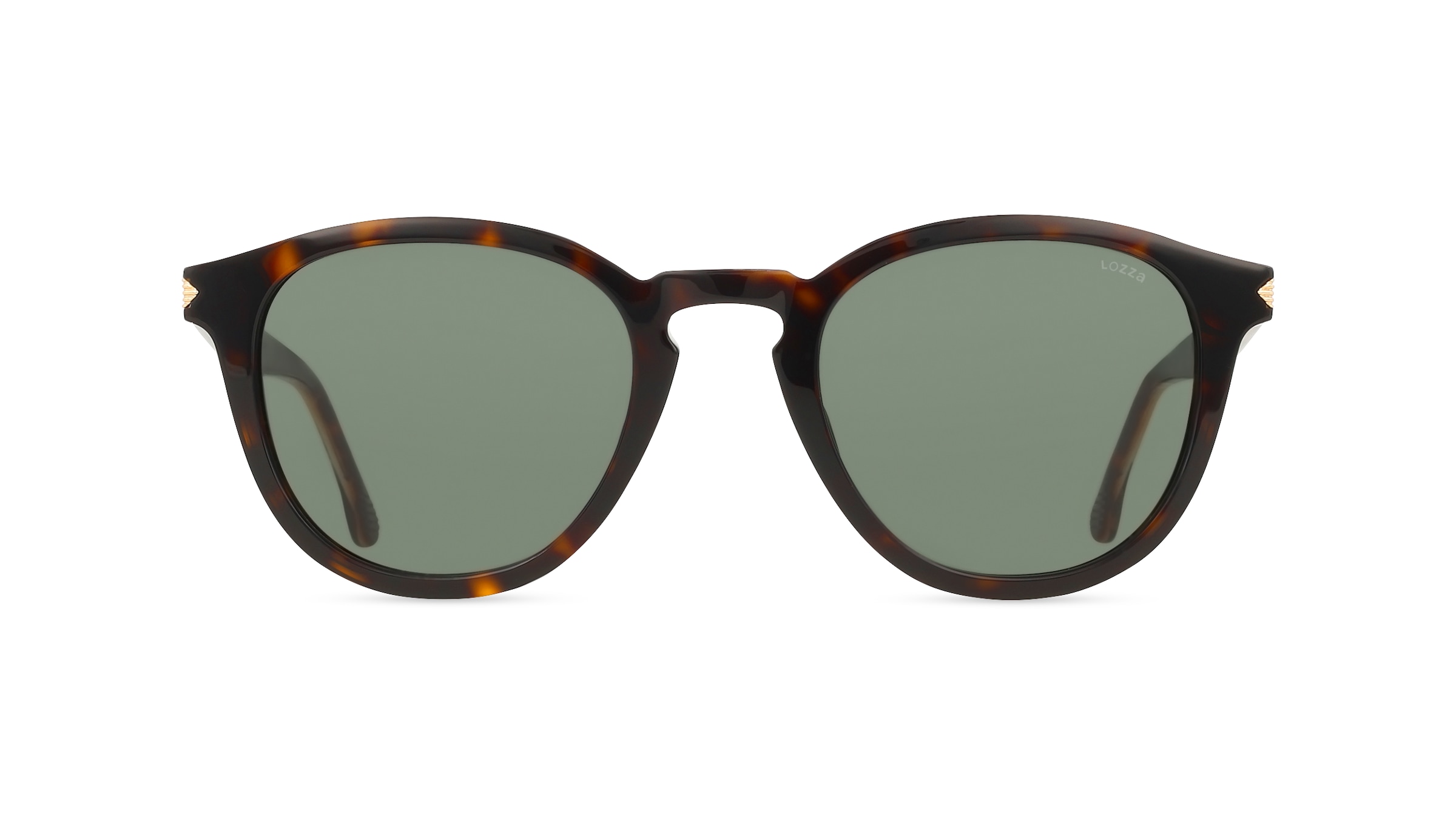 Lozza SL4373 Damen-Sonnenbrille Vollrand Panto Acetat-Gestell, braun