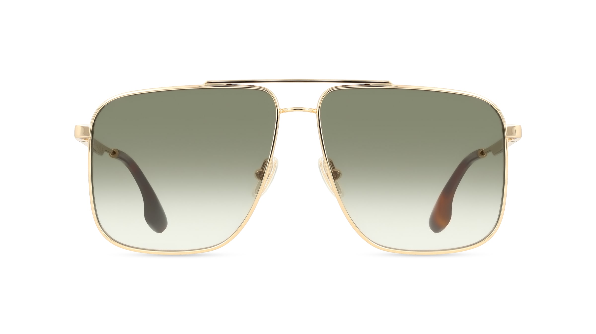 Victoria Beckham VB240S Damen-Sonnenbrille Vollrand Pilot Metall-Gestell, gold