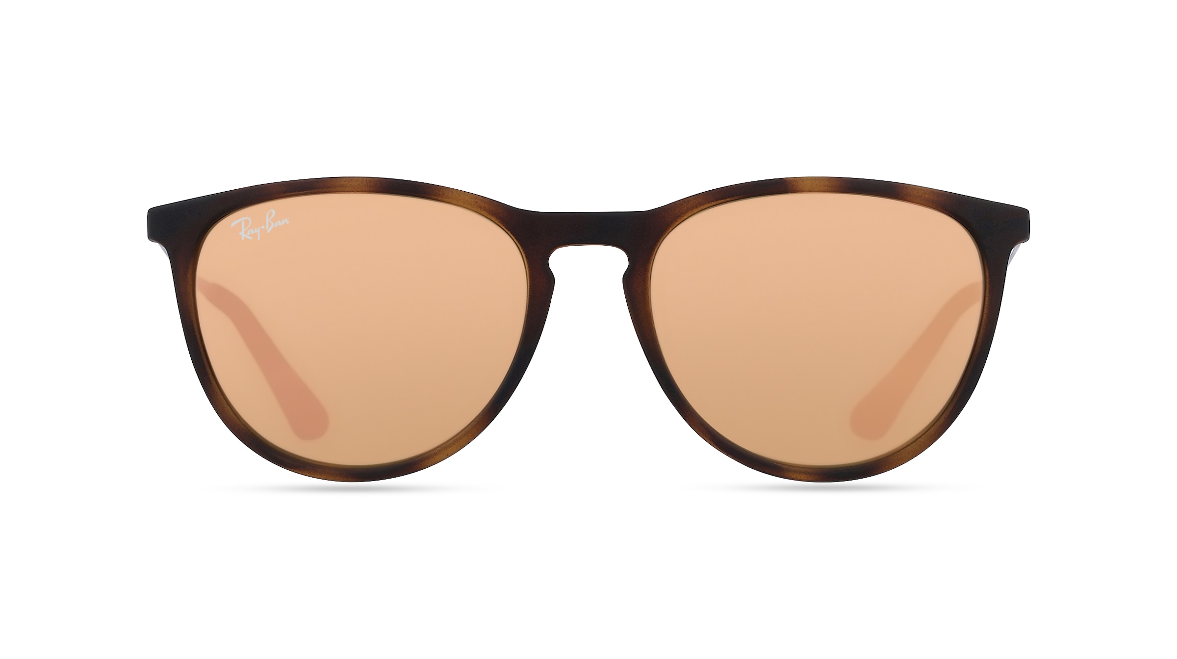 Ray-Ban Junior RJ 9060S ERIKA Jugend-Sonnenbrille Vollrand Panto Kunststoff-Gestell, braun