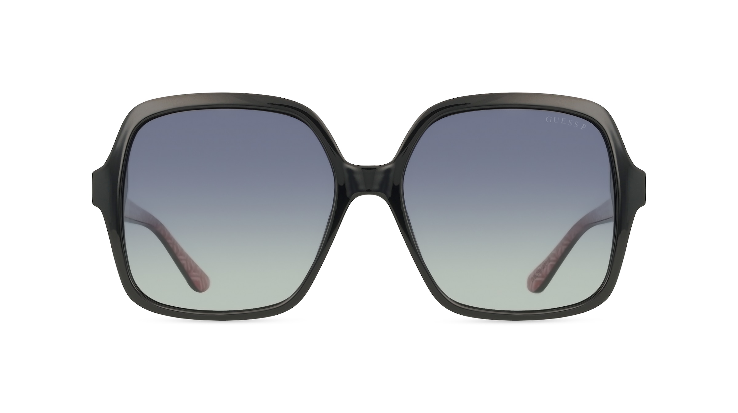 Guess GU7921-H Damen-Sonnenbrille Vollrand Eckig Acetat-Gestell, schwarz